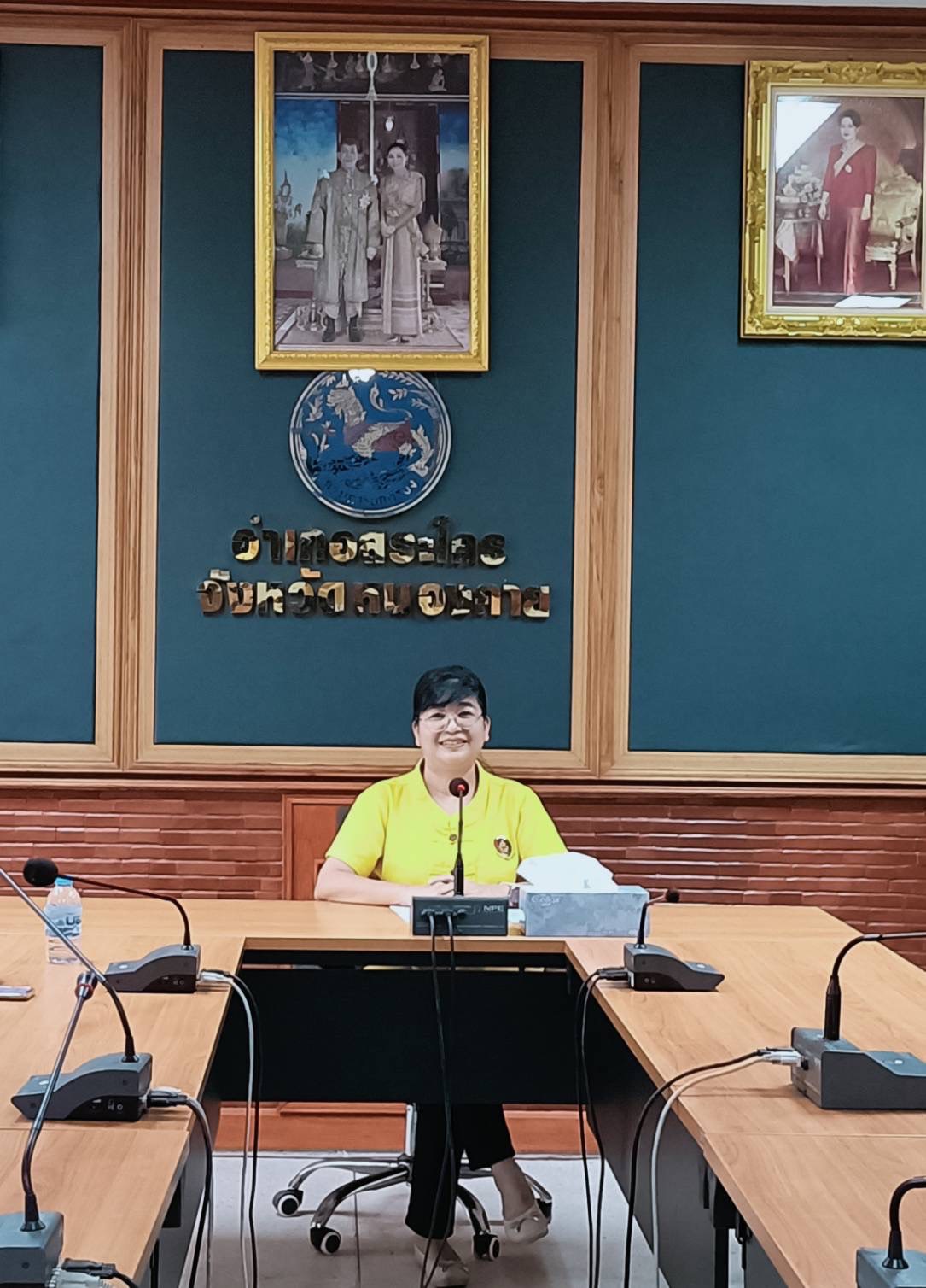 กองทุนพัฒนาบทบาทสตรี จังหวัดหนองคาย ลงพื้นที่ดำเนินกิจกรรม Mobile Clinic แก้หนี้ อ.สระใคร