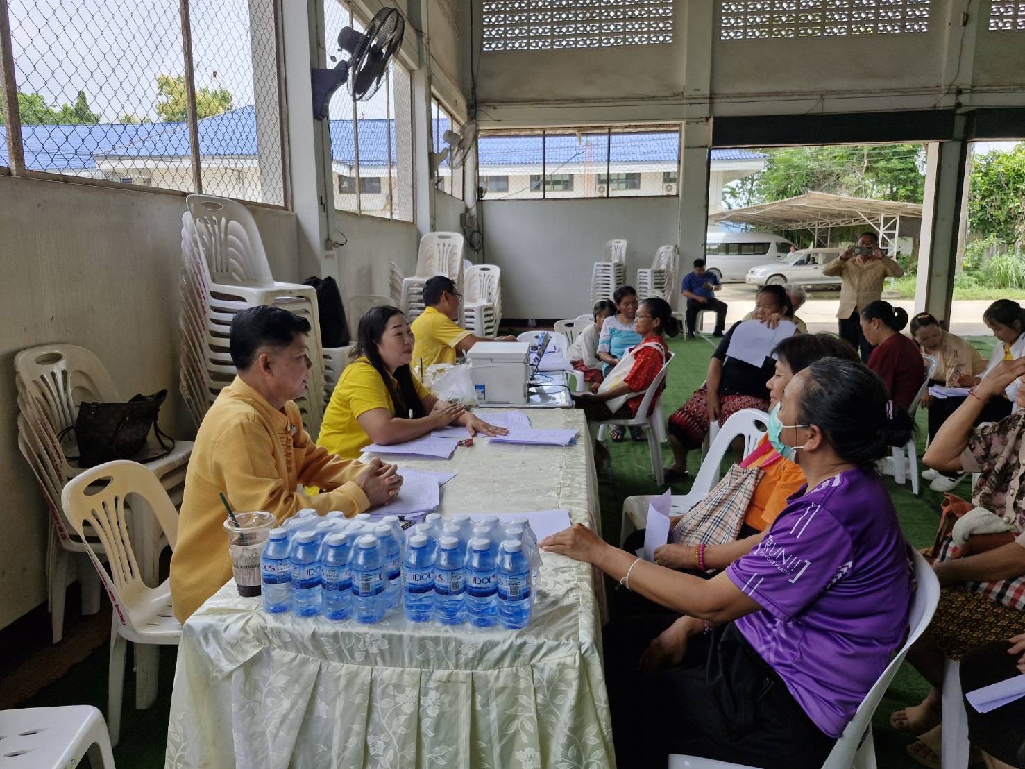 กองทุนพัฒนาบทบาทสตรี จังหวัดหนองคาย ลงพื้นที่ดำเนินกิจกรรม Mobile Clinic แก้หนี้