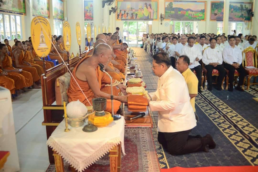 พช.หนองคาย ร่วมพิธีเจริญพระพุทธมนต์เพื่อสวดสาธยาย ถวายเป็นพระราชกุศลถวายพระพรชัยมงคลแด่ สมเด็จพระเจ้าลูกเธอ เจ้าฟ้าพัชรกิตติยาภา นเรนทิราเทพยวดี กรมหลวงราชสาริณีสิริพัชร มหาวัชรราชธิดา
