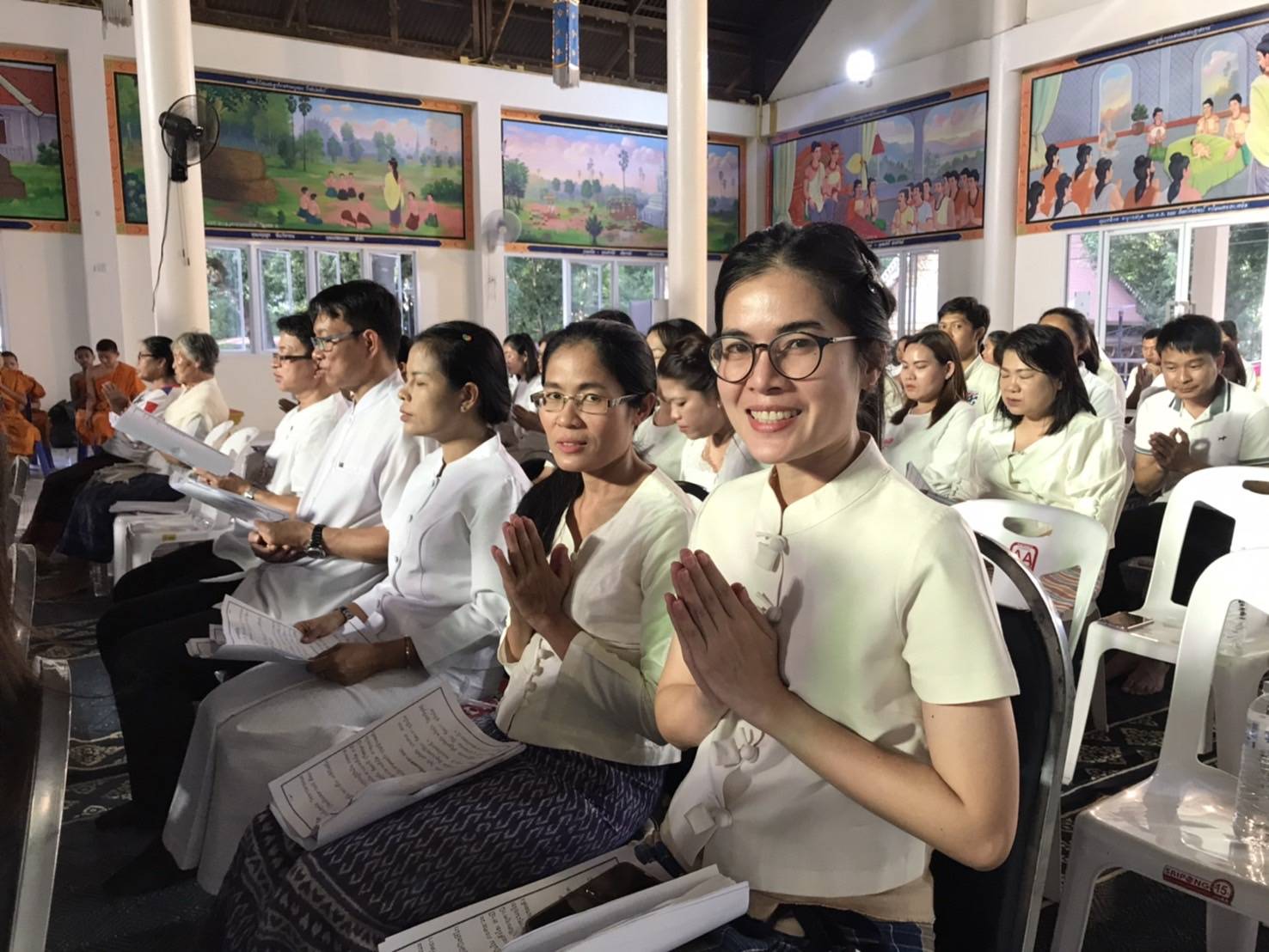 พช.หนองคาย ร่วมพิธีเจริญพระพุทธมนต์เพื่อสวดสาธยาย ถวายเป็นพระราชกุศลถวายพระพรชัยมงคลแด่ สมเด็จพระเจ้าลูกเธอ เจ้าฟ้าพัชรกิตติยาภา นเรนทิราเทพยวดี กรมหลวงราชสาริณีสิริพัชร มหาวัชรราชธิดา