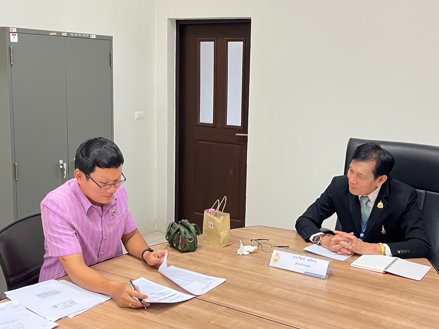 กองทุนพัฒนาบทบาทสตรี จังหวัดหนองคาย ดำเนินการไกล่เกลี่ยก่อนฟ้องตามประมวลกฎหมายวิธีพิจารณาความแพ่ง มาตรา 20ตรี