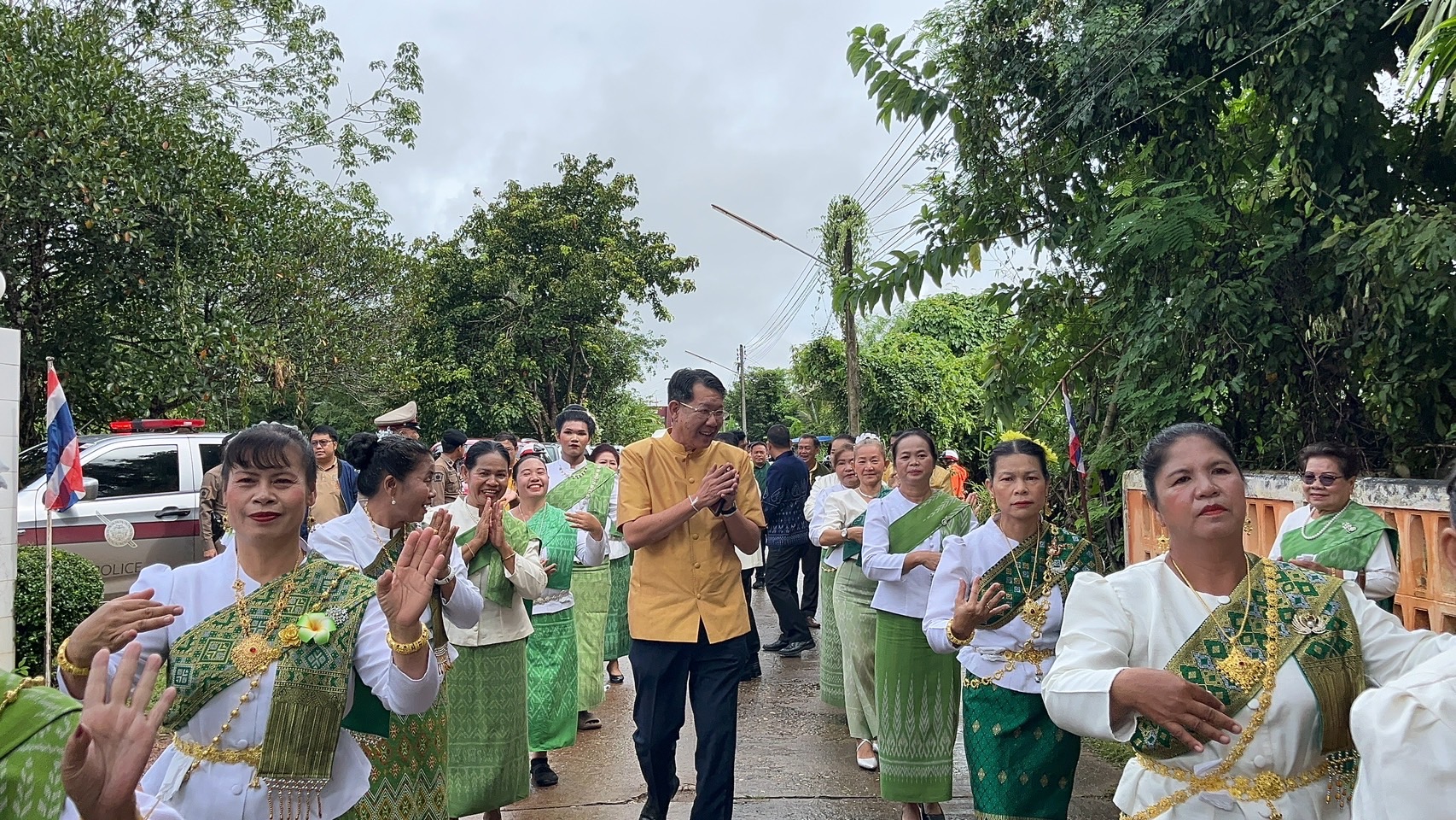 พช.หนองคาย ร่วมต้อนรับคณะกรรมการตรวจประเมินหมู่บ้านเข้มแข็งตามแนวทาง “แผ่นดินธรรม แผ่นดินทอง” (หมู่บ้านยั่งยืน) ระดับภาค ณ ศูนย์เรียนรู้วัฒนธรรมไทยพวน บ้านโพธิ์ตาก ม.1 ต.โพธิ์ตาก อ.โพธิ์ตาก