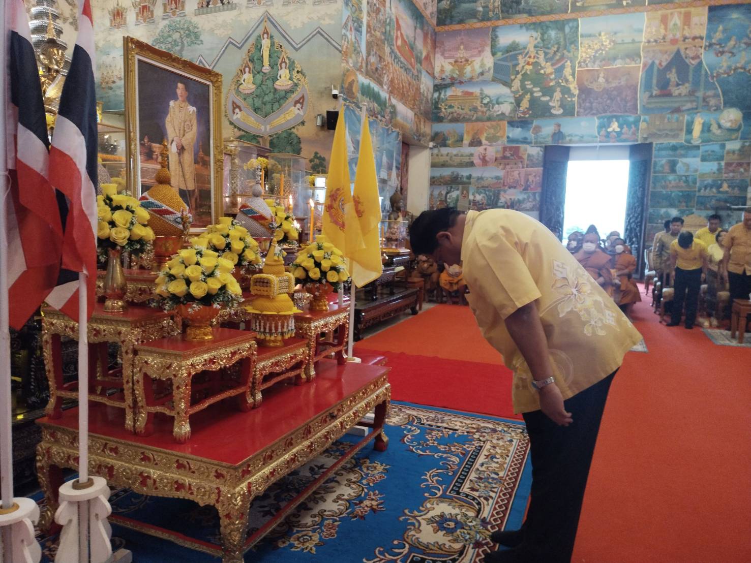 พช.หนองคาย ร่วมพิธีเจริญพระพุทธมนต์และการเจริญจิตตภาวนาถวายพระพรชัยมงคล แด่พระบาทสมเด็จพระเจ้าอยู่หัว เนื่องในโอกาสมหามงคลเฉลิมพระชนมพรรษา 6 รอบ 28 กรกฎาคม 2567