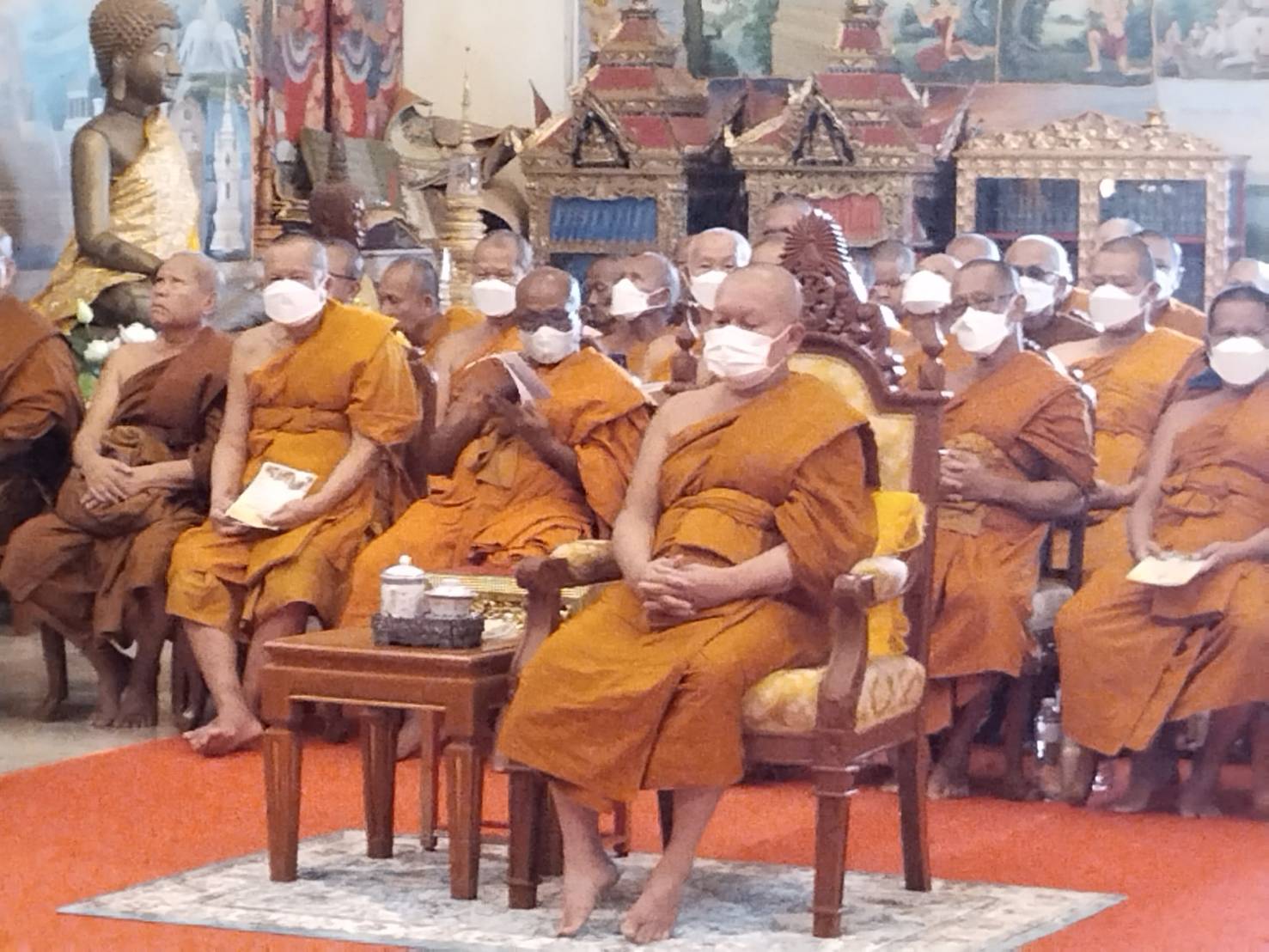 พช.หนองคาย ร่วมพิธีเจริญพระพุทธมนต์และการเจริญจิตตภาวนาถวายพระพรชัยมงคล แด่พระบาทสมเด็จพระเจ้าอยู่หัว เนื่องในโอกาสมหามงคลเฉลิมพระชนมพรรษา 6 รอบ 28 กรกฎาคม 2567