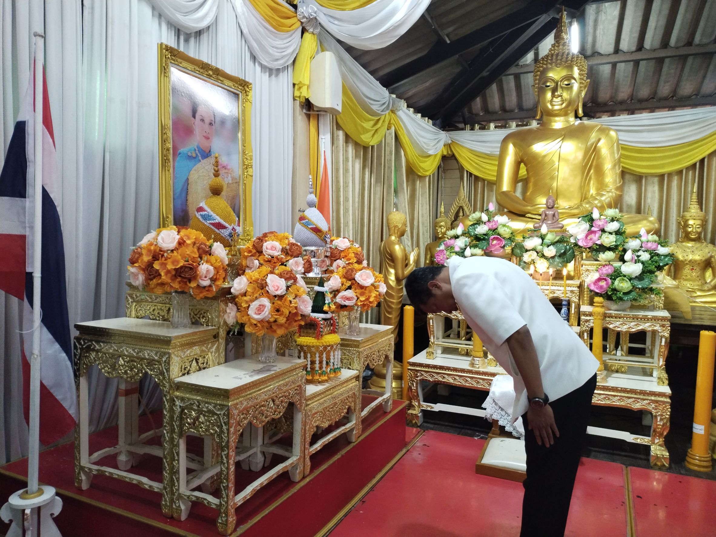 พช.หนองคาย ร่วมพิธีเจริญพระพุทธมนต์เพื่อสวดสาธยาย ถวายเป็นพระราชกุศลถวายพระพรชัยมงคลแด่ สมเด็จพระเจ้าลูกเธอ เจ้าฟ้าพัชรกิตติยาภา นเรนทิราเทพยวดี กรมหลวงราชสาริณีสิริพัชร มหาวัชรราชธิดา