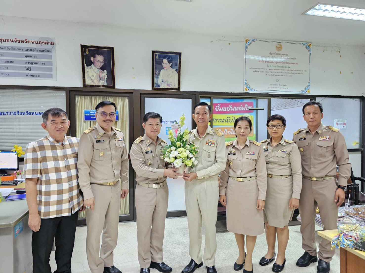 พช.หนองคาย ต้อนรับข้าราชการที่ได้รับคำสั่งแต่งตั้งย้ายมาปฏิบัติหน้าที่ ณ จังหวัดหนองคาย