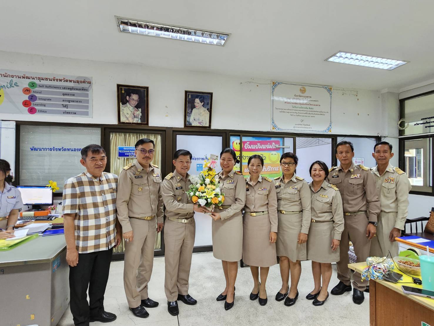 พช.หนองคาย ต้อนรับข้าราชการที่ได้รับคำสั่งแต่งตั้งย้ายมาปฏิบัติหน้าที่ ณ จังหวัดหนองคาย