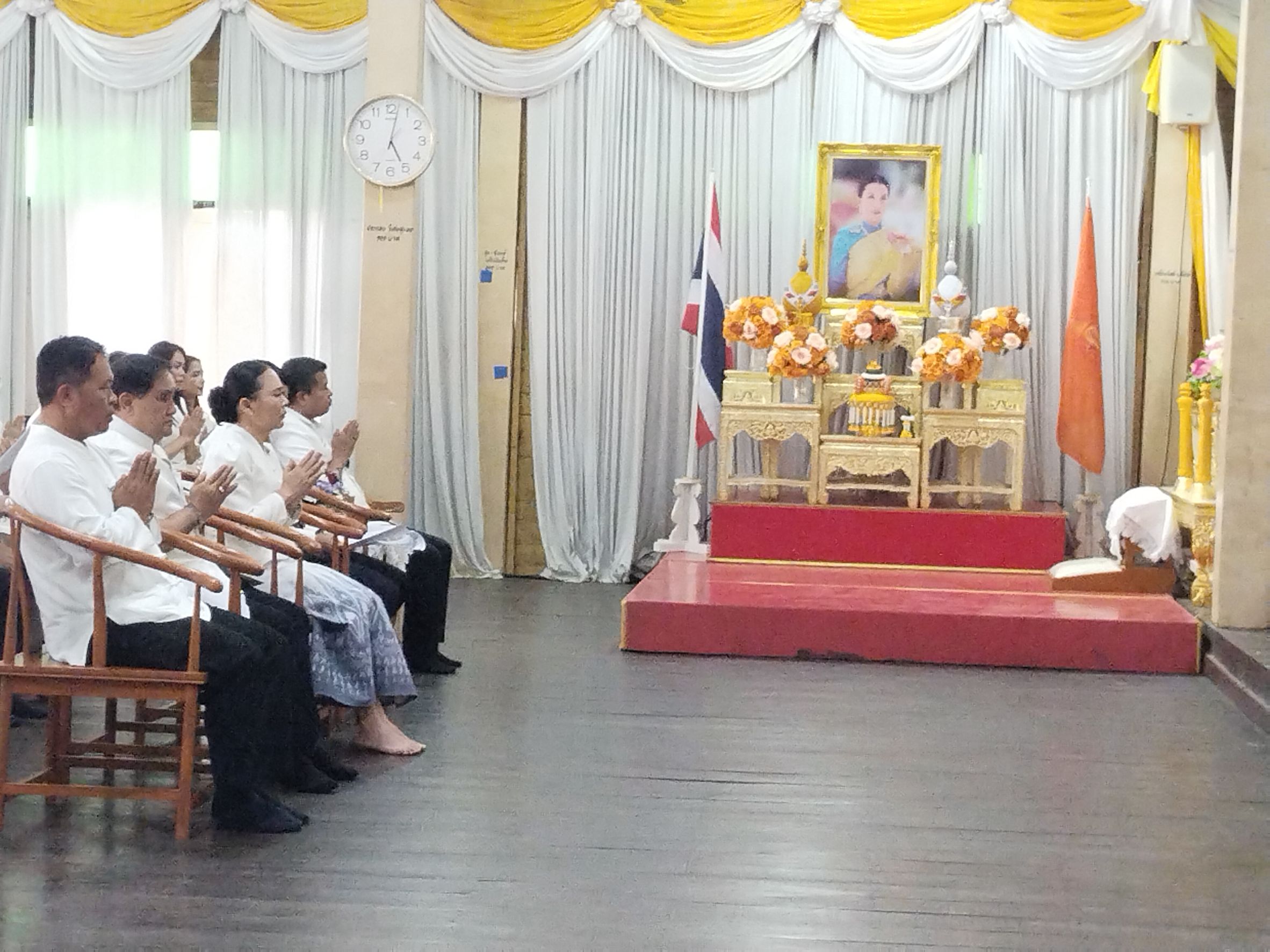 พช.หนองคาย ร่วมพิธีเจริญพระพุทธมนต์เพื่อสวดสาธยาย ถวายเป็นพระราชกุศลถวายพระพรชัยมงคลแด่ สมเด็จพระเจ้าลูกเธอ เจ้าฟ้าพัชรกิตติยาภา นเรนทิราเทพยวดี กรมหลวงราชสาริณีสิริพัชร มหาวัชรราชธิดา