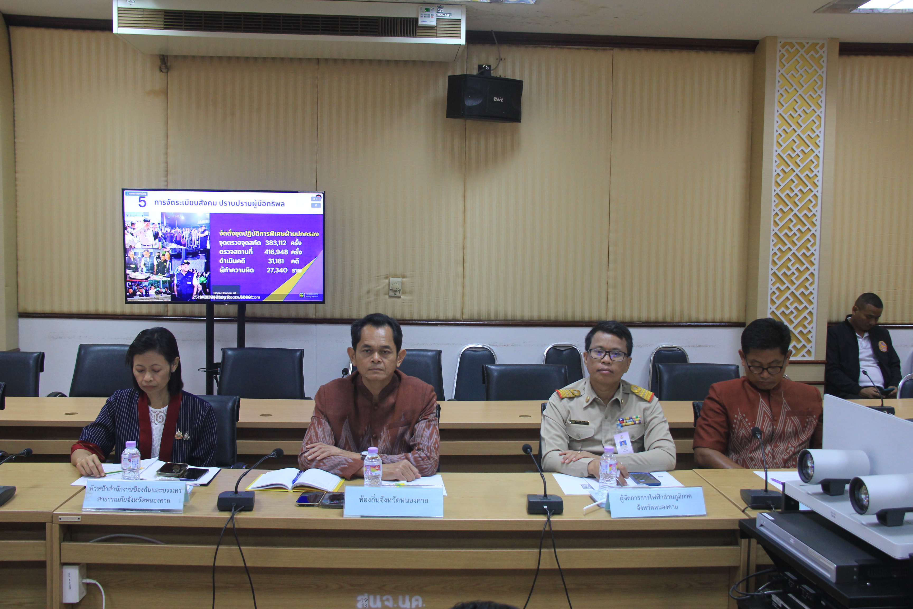 พช.หนองคาย ร่วมการประชุมมอบนโยบายของผู้บริหารกระทรวงมหาดไทย ประจำปีงบประมาณ พ.ศ. 2568 ผ่านระบบวีดิทัศน์ทางไกล (VCS)