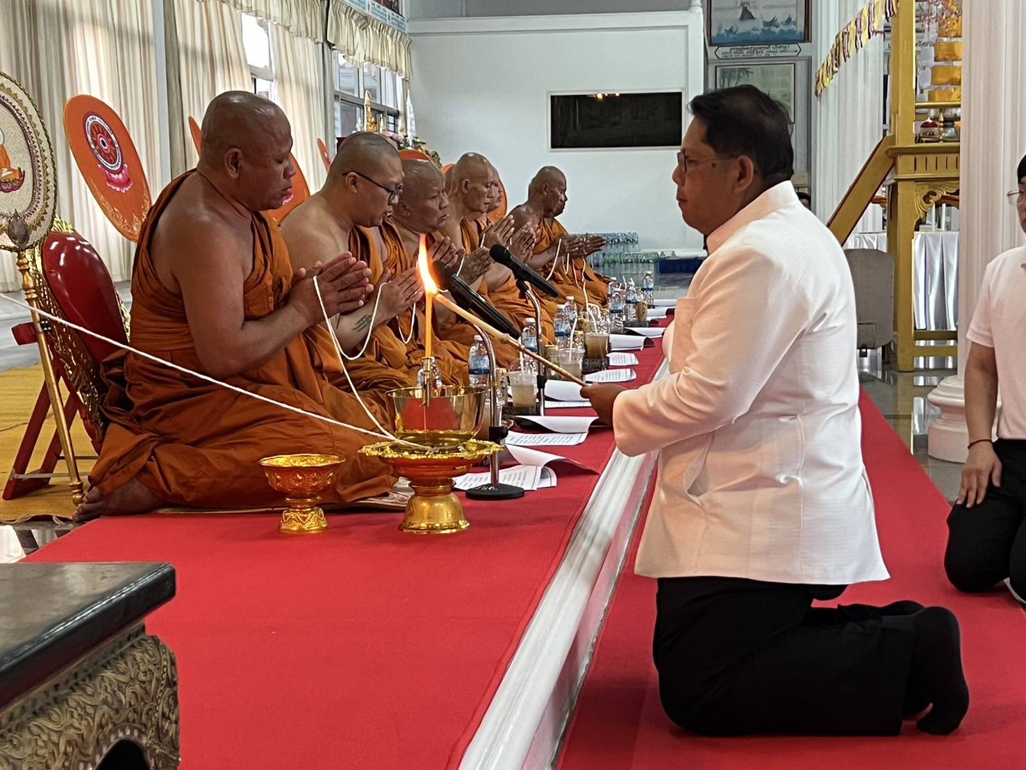พช.หนองคาย ร่วมพิธีเจริญพระพุทธมนต์เพื่อสวดสาธยาย ถวายเป็นพระราชกุศลถวายพระพรชัยมงคลแด่ สมเด็จพระเจ้าลูกเธอ เจ้าฟ้าพัชรกิตติยาภา นเรนทิราเทพยวดี กรมหลวงราชสาริณีสิริพัชร มหาวัชรราชธิดา