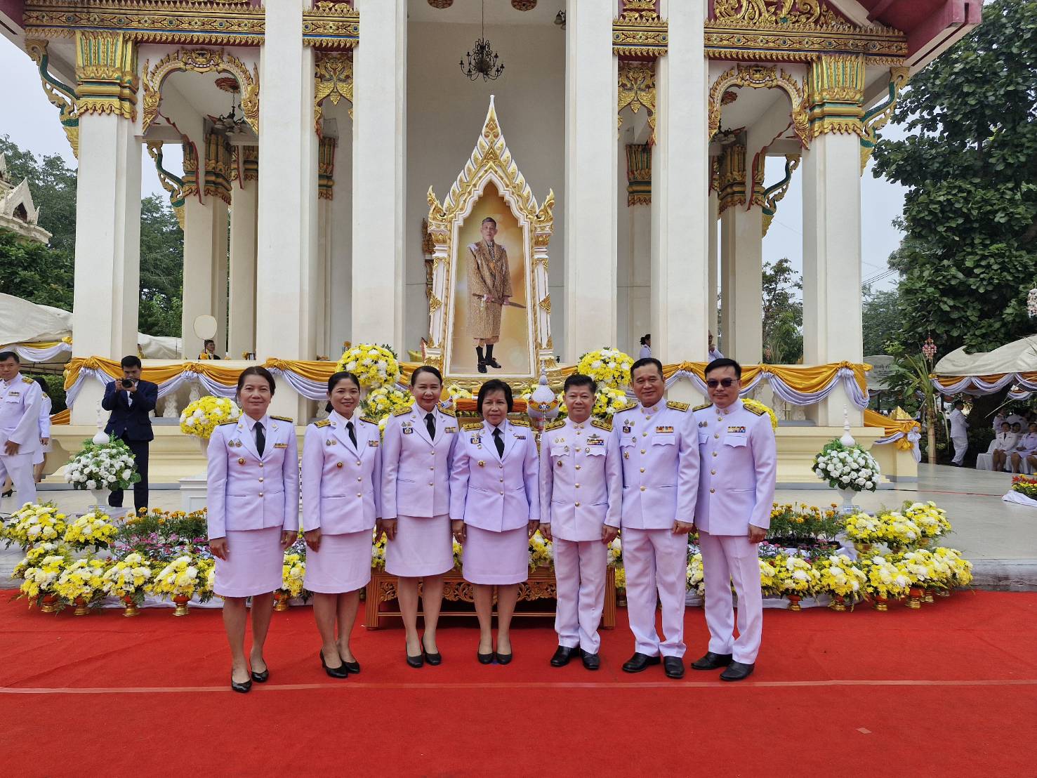 พช.หนองคาย ร่วมพิธีถวายผ้าพระกฐินพระราชทาน กรมการพัฒนาชุมชน ณ วัดศรีสุทธาวาส พระอารามหลวง ต.กุดป่อง อ.เมือง จ.เลย