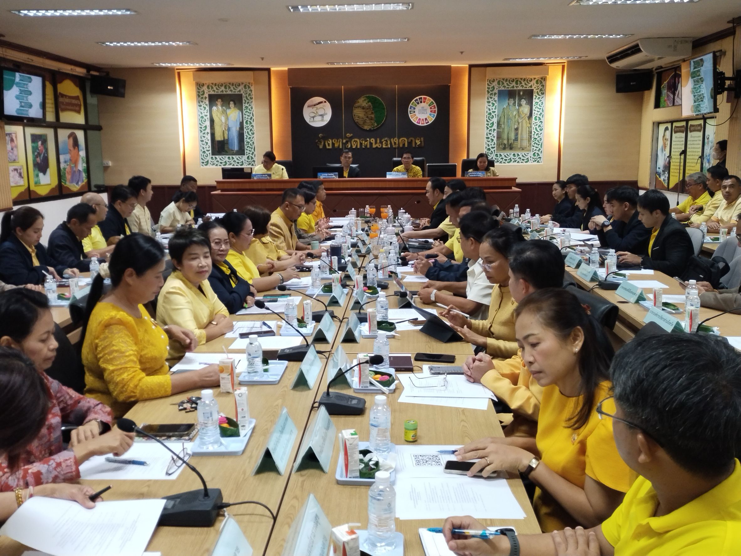 พช.หนองคาย ร่วมประชุมหารือแนวทางการขับเคลื่อนการพัฒนาศูนย์ข้อมูลสำหรับการบริหารงานเชิงพื้นที่ของจังหวัดแบบบูรณาการ