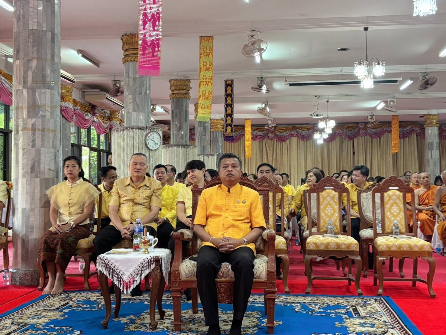 พช.หนองคาย ร่วมพิธีเจริญพระพุทธมนต์และการเจริญจิตตภาวนาถวายพระพรชัยมงคล แด่พระบาทสมเด็จพระเจ้าอยู่หัว เนื่องในโอกาสมหามงคล เฉลิมพระชนมพรรษา 6 รอบ 28 กรกฎาคม 2567