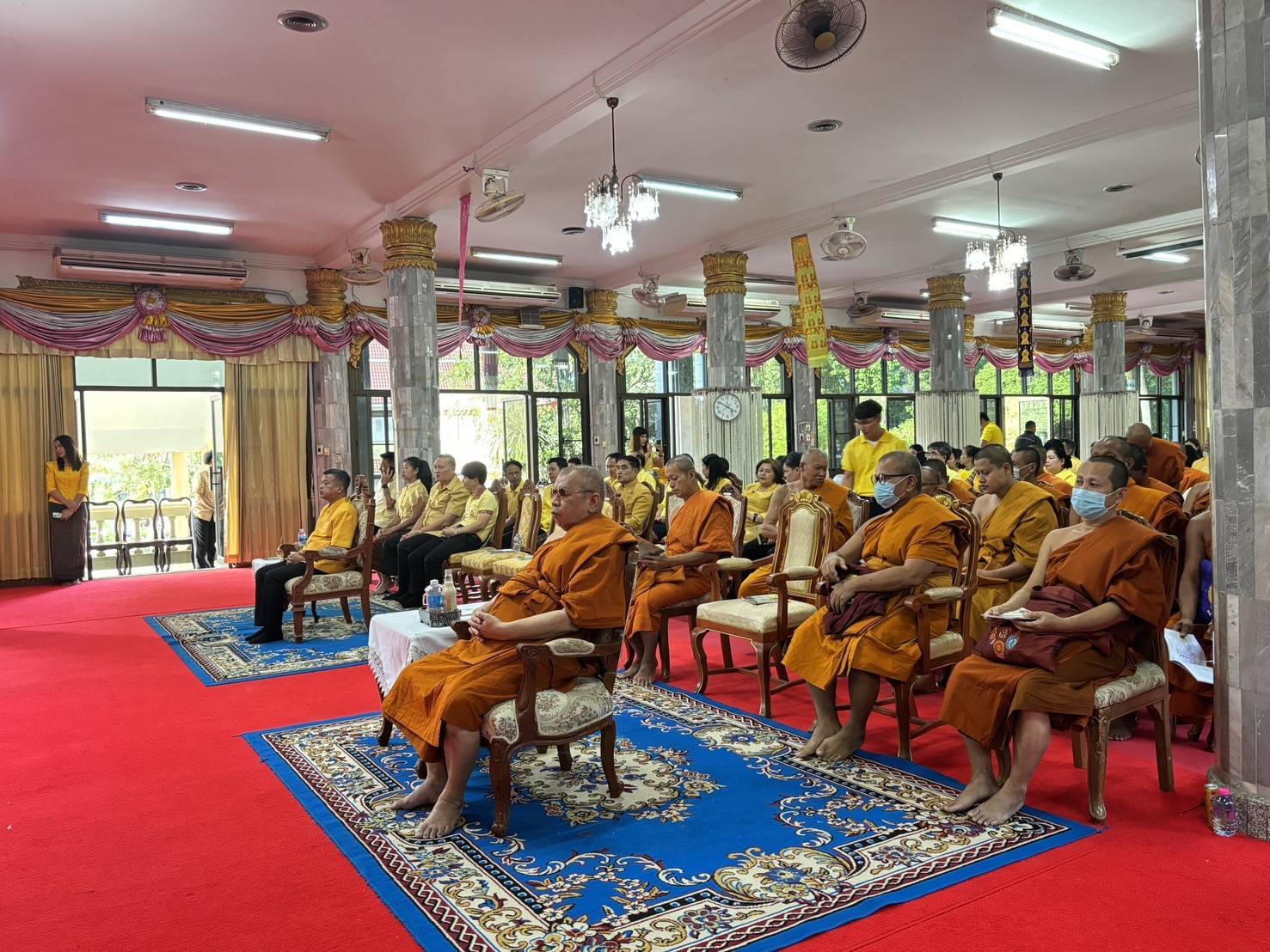 พช.หนองคาย ร่วมพิธีเจริญพระพุทธมนต์และการเจริญจิตตภาวนาถวายพระพรชัยมงคล แด่พระบาทสมเด็จพระเจ้าอยู่หัว เนื่องในโอกาสมหามงคล เฉลิมพระชนมพรรษา 6 รอบ 28 กรกฎาคม 2567