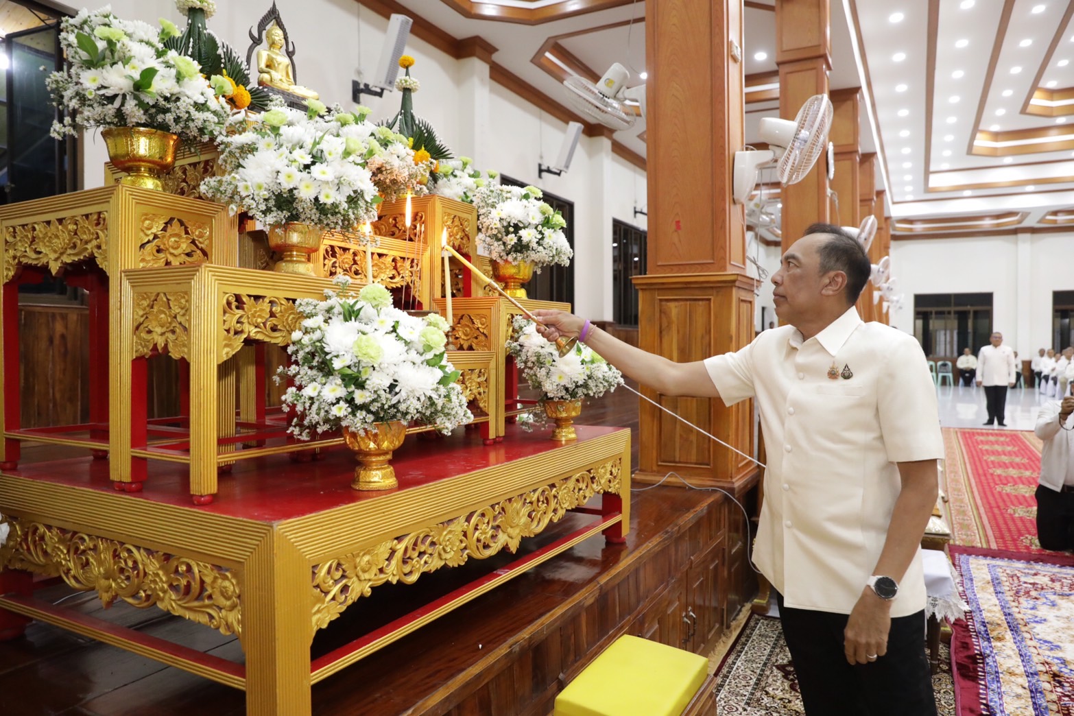 พช.หนองคาย ร่วมพิธีสมโภชผ้าพระกฐินพระราชทาน โดยกรมการพัฒนาชุมชน ณ วัดศรีสุทธาวาส พระอารามหลวง อ.เมือง จ.เลย