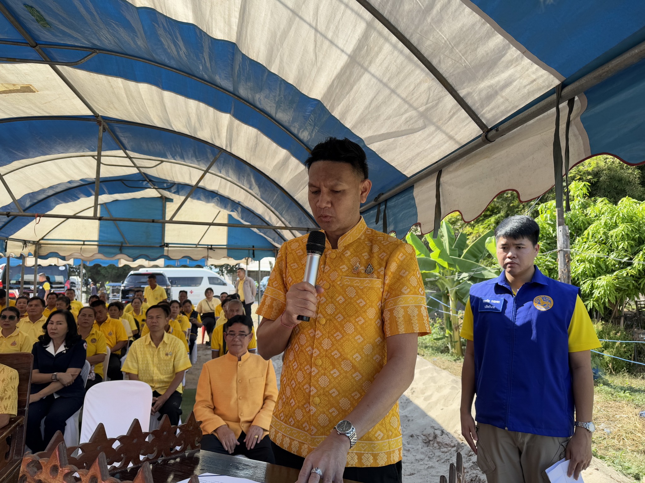 พช.หนองคาย ร่วมพิธีมอบบ้าน โครงการ “บ้านกาชาดสร้างสุข จังหวัดหนองคาย เพื่อเฉลิมพระเกียรติ สมเด็จพระนางเจ้าสิริกิติ์ พระบรมราชินีนาถ พระบรมราชชนนีพันปีหลวง เนื่องในโอกาสเฉลิมพระชนมพรรษา 92 พรรษา” ณ อ.ศรีเชียงใหม่ จ.หนองคาย