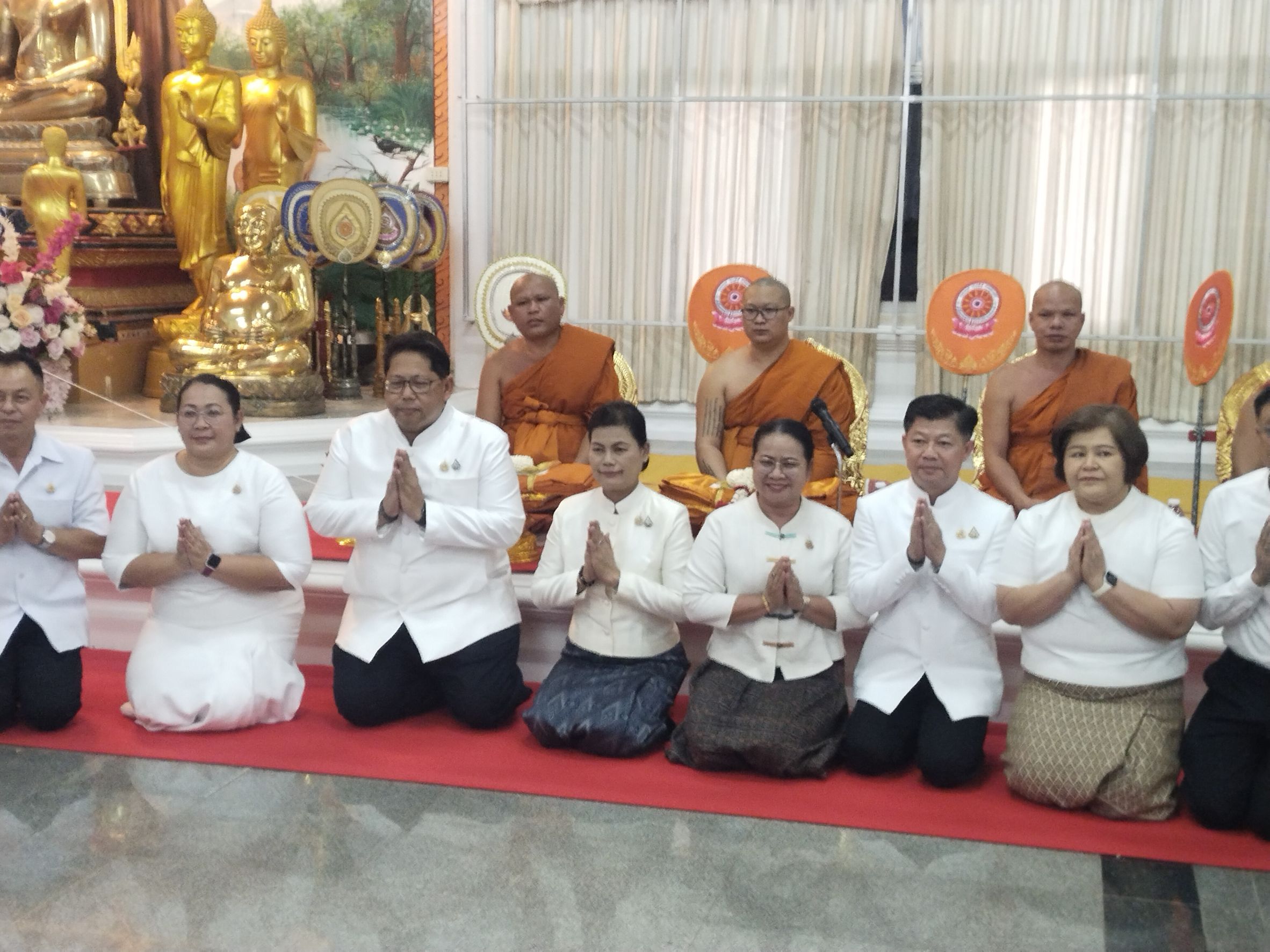 พช.หนองคาย ร่วมพิธีเจริญพระพุทธมนต์เพื่อสวดสาธยาย ถวายเป็นพระราชกุศลถวายพระพรชัยมงคลแด่ สมเด็จพระเจ้าลูกเธอ เจ้าฟ้าพัชรกิตติยาภา นเรนทิราเทพยวดี กรมหลวงราชสาริณีสิริพัชร มหาวัชรราชธิดา