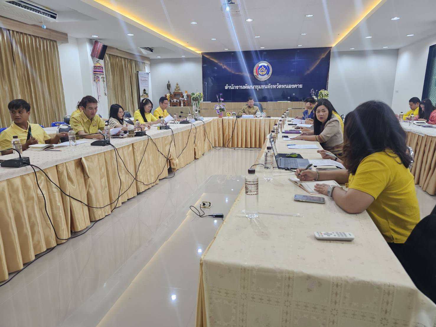 พช.หนองคาย จัดประชุมการประสานแผนการปฏิบัติราชการสำนักงานพัฒนาชุมชนจังหวัดหนองคาย ครั้งที่ 8/2567