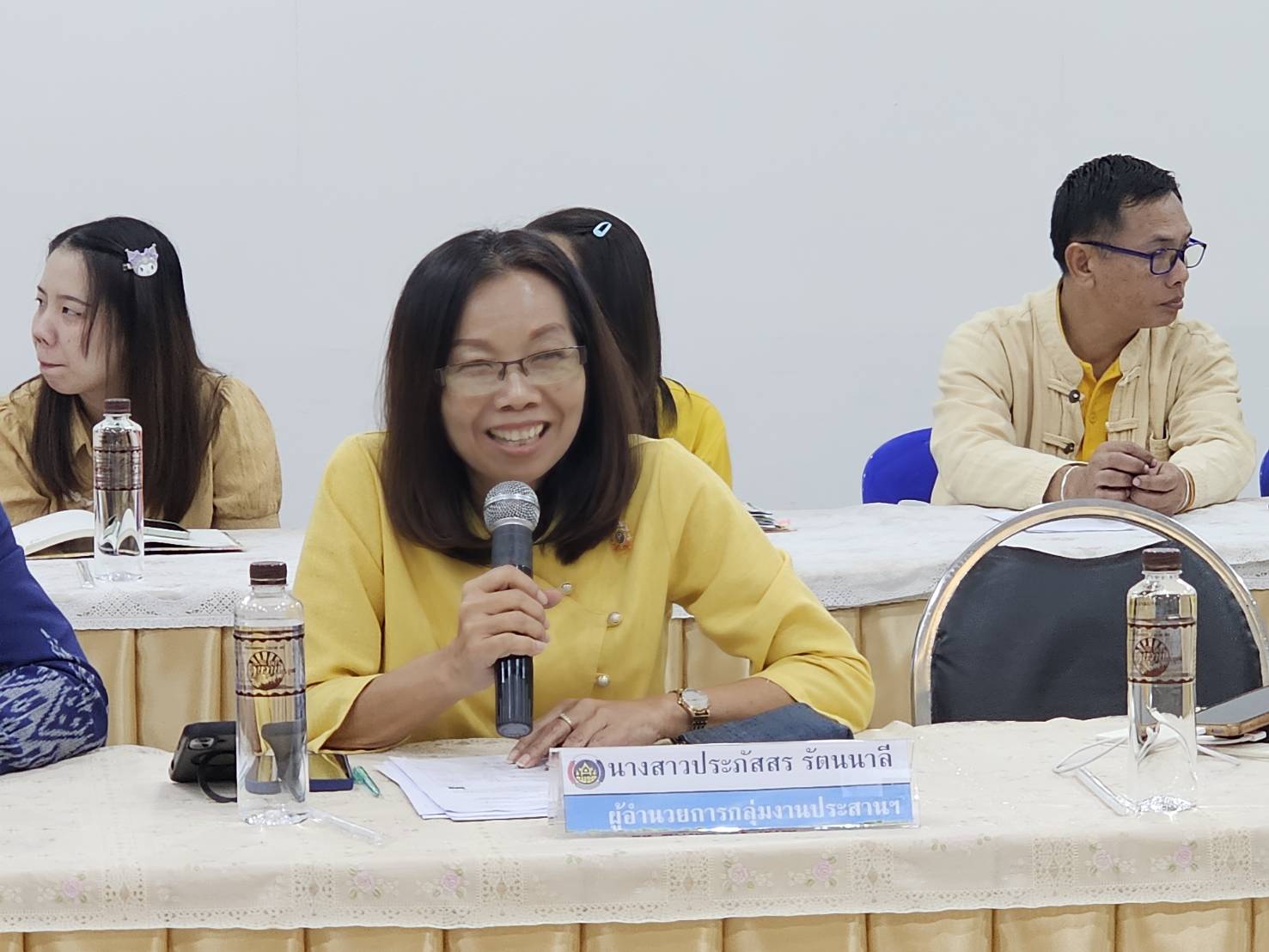 พช.หนองคาย จัดประชุมการประสานแผนการปฏิบัติราชการสำนักงานพัฒนาชุมชนจังหวัดหนองคาย ครั้งที่ 8/2567