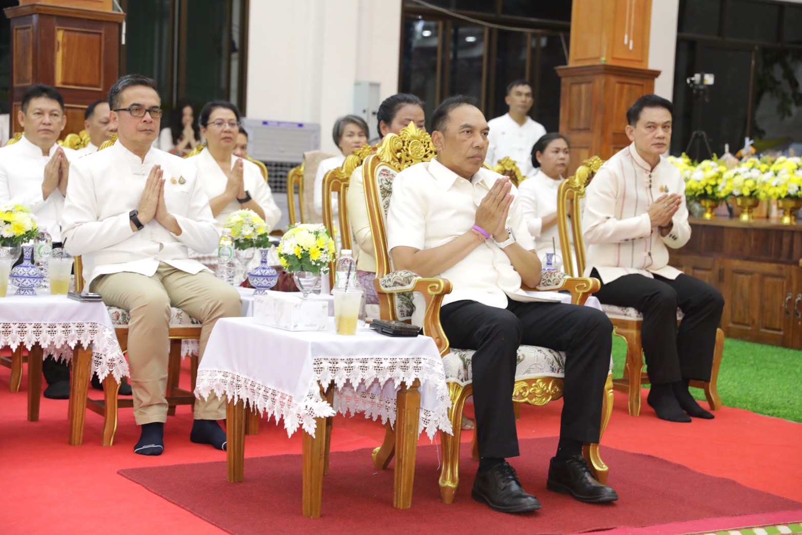 พช.หนองคาย ร่วมพิธีสมโภชผ้าพระกฐินพระราชทาน โดยกรมการพัฒนาชุมชน ณ วัดศรีสุทธาวาส พระอารามหลวง อ.เมือง จ.เลย