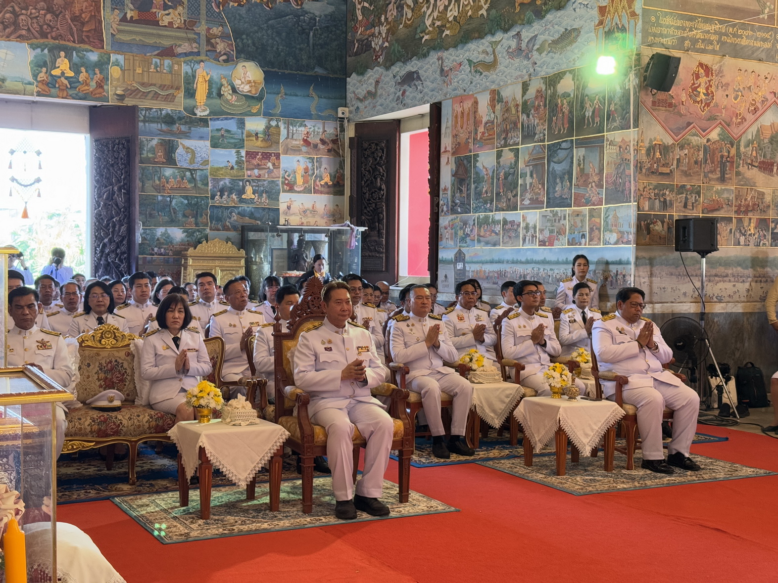 พช.หนองคาย ร่วมพิธีถวายผ้ากฐินพระราชทาน วัดโพธิ์ชัยพระอารามหลวง