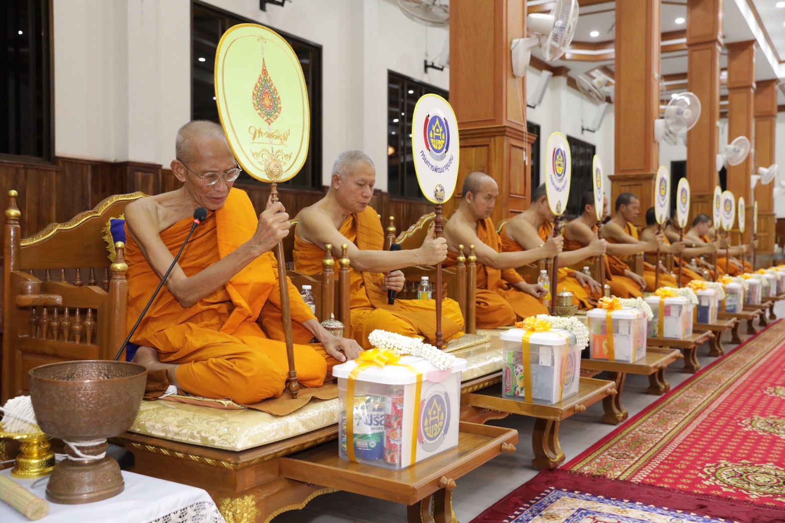 พช.หนองคาย ร่วมพิธีสมโภชผ้าพระกฐินพระราชทาน โดยกรมการพัฒนาชุมชน ณ วัดศรีสุทธาวาส พระอารามหลวง อ.เมือง จ.เลย