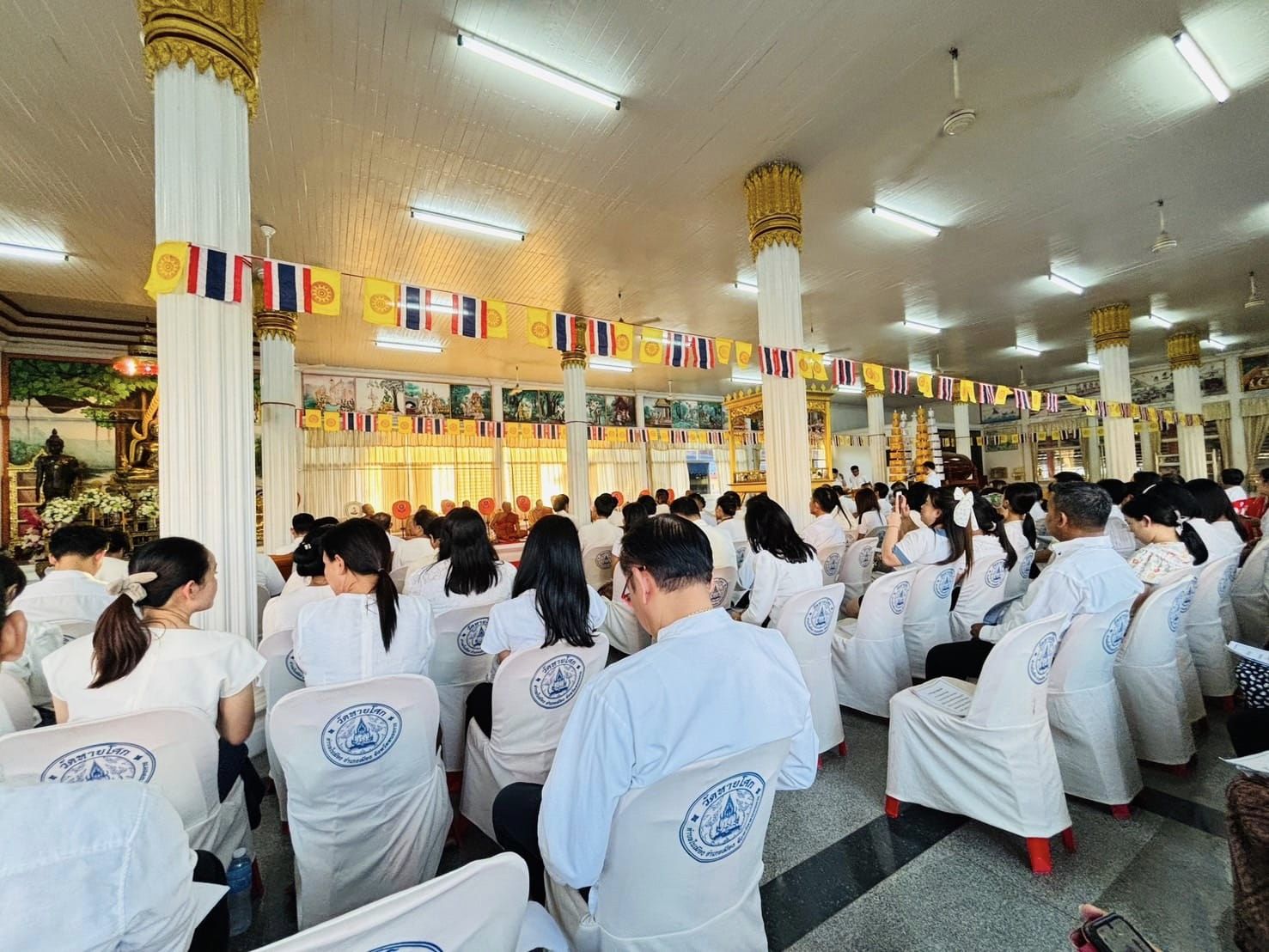 พช.หนองคาย ร่วมพิธีเจริญพระพุทธมนต์เพื่อสวดสาธยาย ถวายเป็นพระราชกุศลถวายพระพรชัยมงคลแด่ สมเด็จพระเจ้าลูกเธอ เจ้าฟ้าพัชรกิตติยาภา นเรนทิราเทพยวดี กรมหลวงราชสาริณีสิริพัชร มหาวัชรราชธิดา