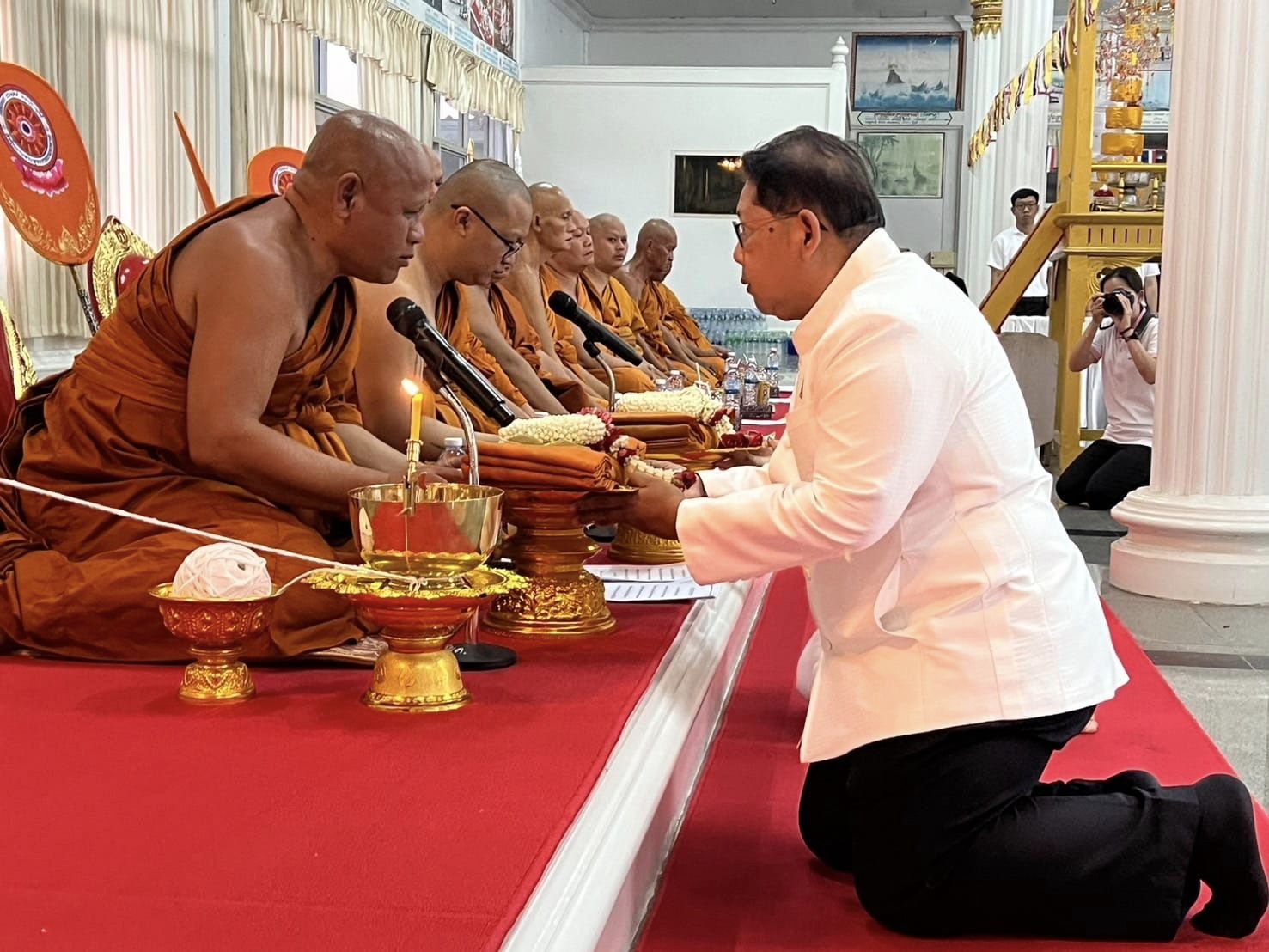 พช.หนองคาย ร่วมพิธีเจริญพระพุทธมนต์เพื่อสวดสาธยาย ถวายเป็นพระราชกุศลถวายพระพรชัยมงคลแด่ สมเด็จพระเจ้าลูกเธอ เจ้าฟ้าพัชรกิตติยาภา นเรนทิราเทพยวดี กรมหลวงราชสาริณีสิริพัชร มหาวัชรราชธิดา