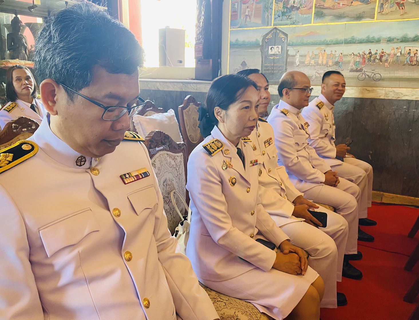 พช.หนองคาย ร่วมพิธีถวายผ้ากฐินพระราชทาน วัดโพธิ์ชัยพระอารามหลวง