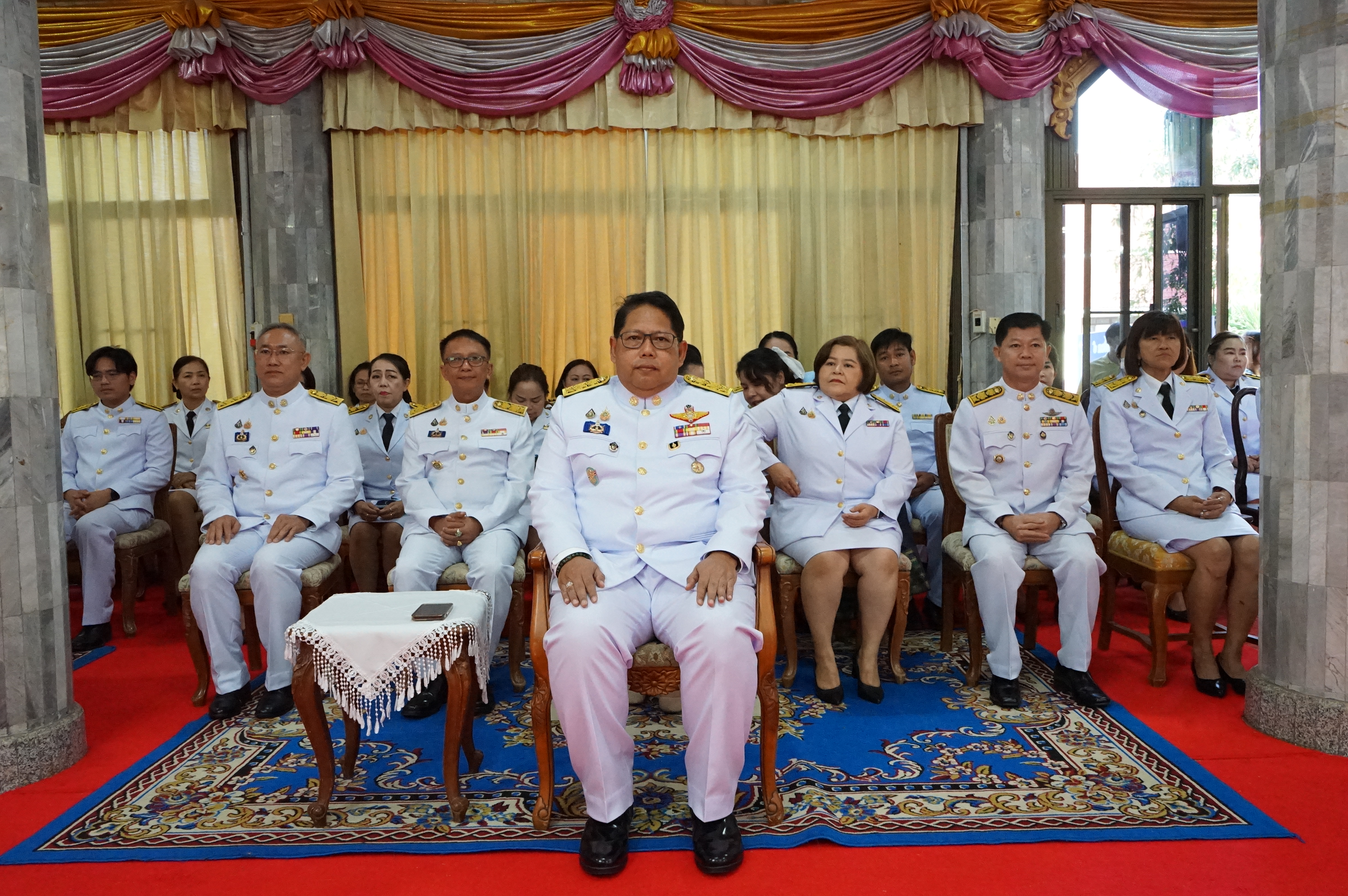 จังหวัดหนองคาย จัดพิธีมอบเงินพระราชทานขวัญถุงกองทุนแม่ของแผ่นดินและทอดผ้าป่าสมทบกองทุนแม่ของแผ่นดินและกองทุนป้องกันแก้ไขปัญหายาเสพติด ประจำปี 2567 เนื่องในโอกาสวันกองทุนแม่ของแผ่นดิน ภายใต้แนวคิด “2 ทศวรรษ กองทุนแม่ของแผ่นดิน ครอบครัวอบอุ่น ชุมชนเข้มแข็ง”