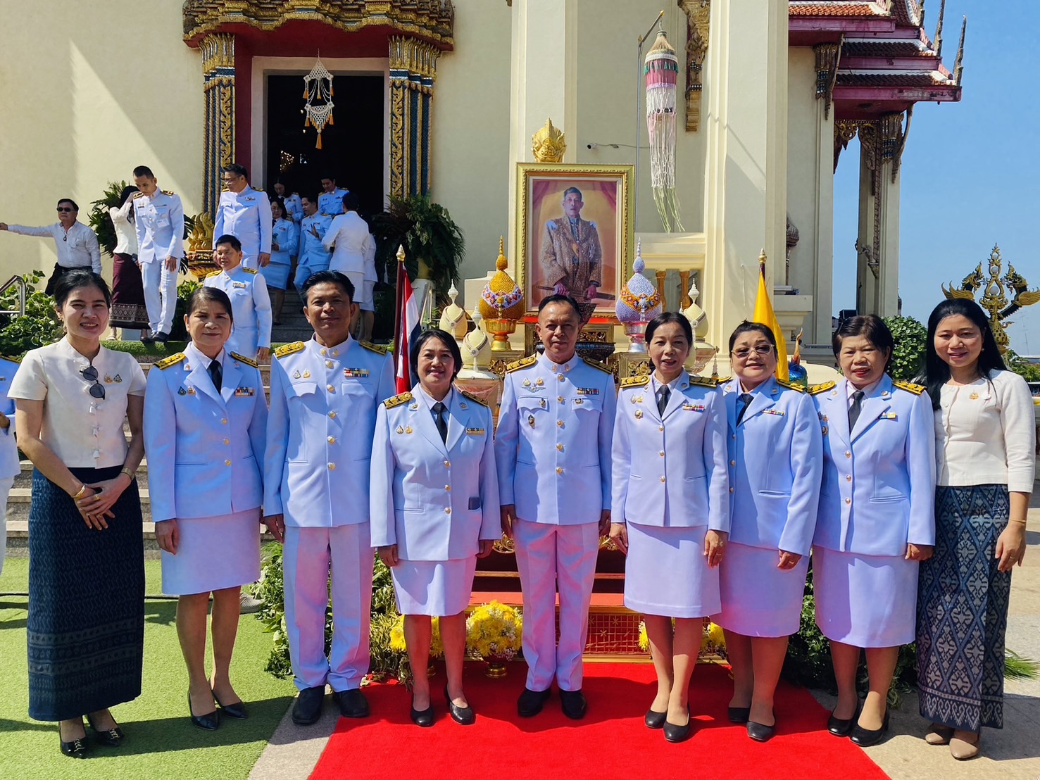 พช.หนองคาย ร่วมพิธีถวายผ้ากฐินพระราชทาน วัดโพธิ์ชัยพระอารามหลวง