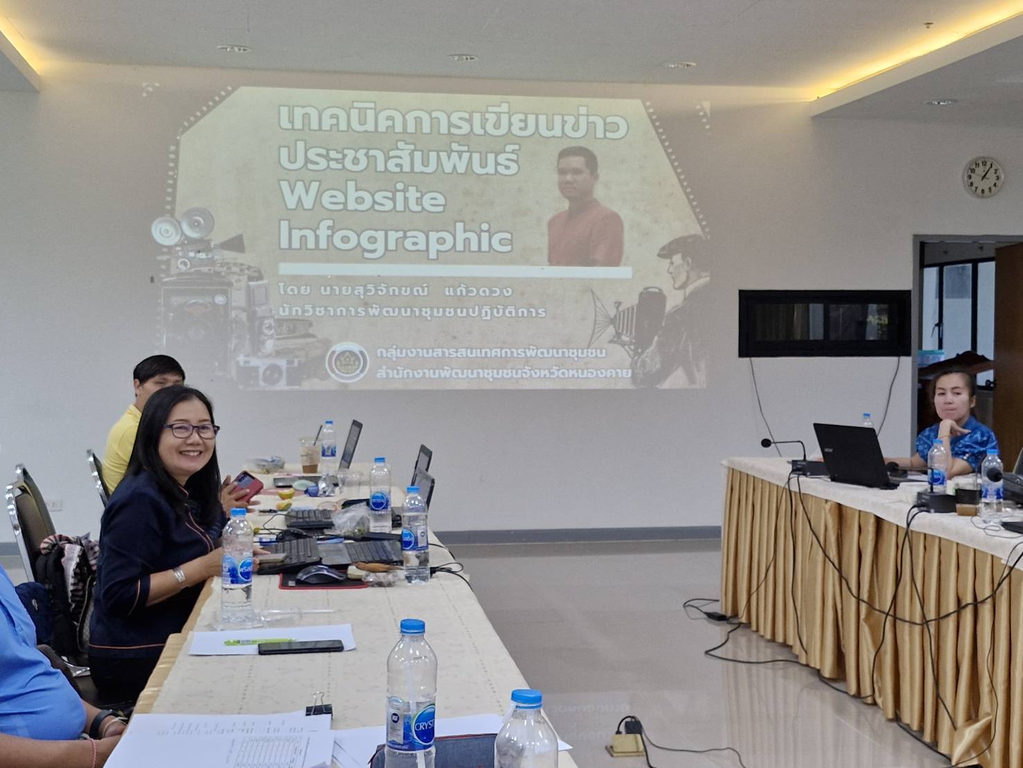 พช.หนองคาย พร้อมลุย!!! ปี 2568 ติวเข้มโครงการเพิ่มทักษะเจ้าหน้าที่พัฒนาชุมชนในการขับเคลื่อนงานสารสนเทศและทุนชุมชน ปี 2568