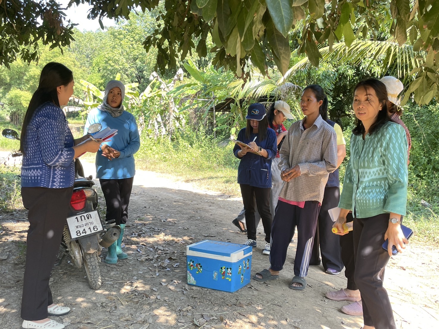 กองทุนฯ สตรี หนองคาย ลงพื้นที่ประเมินกลั่นกรองโครงการเงินทุนหมุนเวียน อำเภอสังคม อำเภอโพธิ์ตาก และอำเภอเมือง