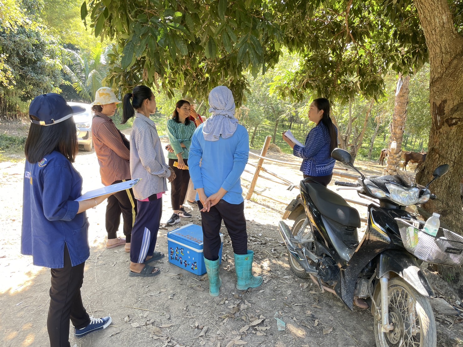 กองทุนฯ สตรี หนองคาย ลงพื้นที่ประเมินกลั่นกรองโครงการเงินทุนหมุนเวียน อำเภอสังคม อำเภอโพธิ์ตาก และอำเภอเมือง