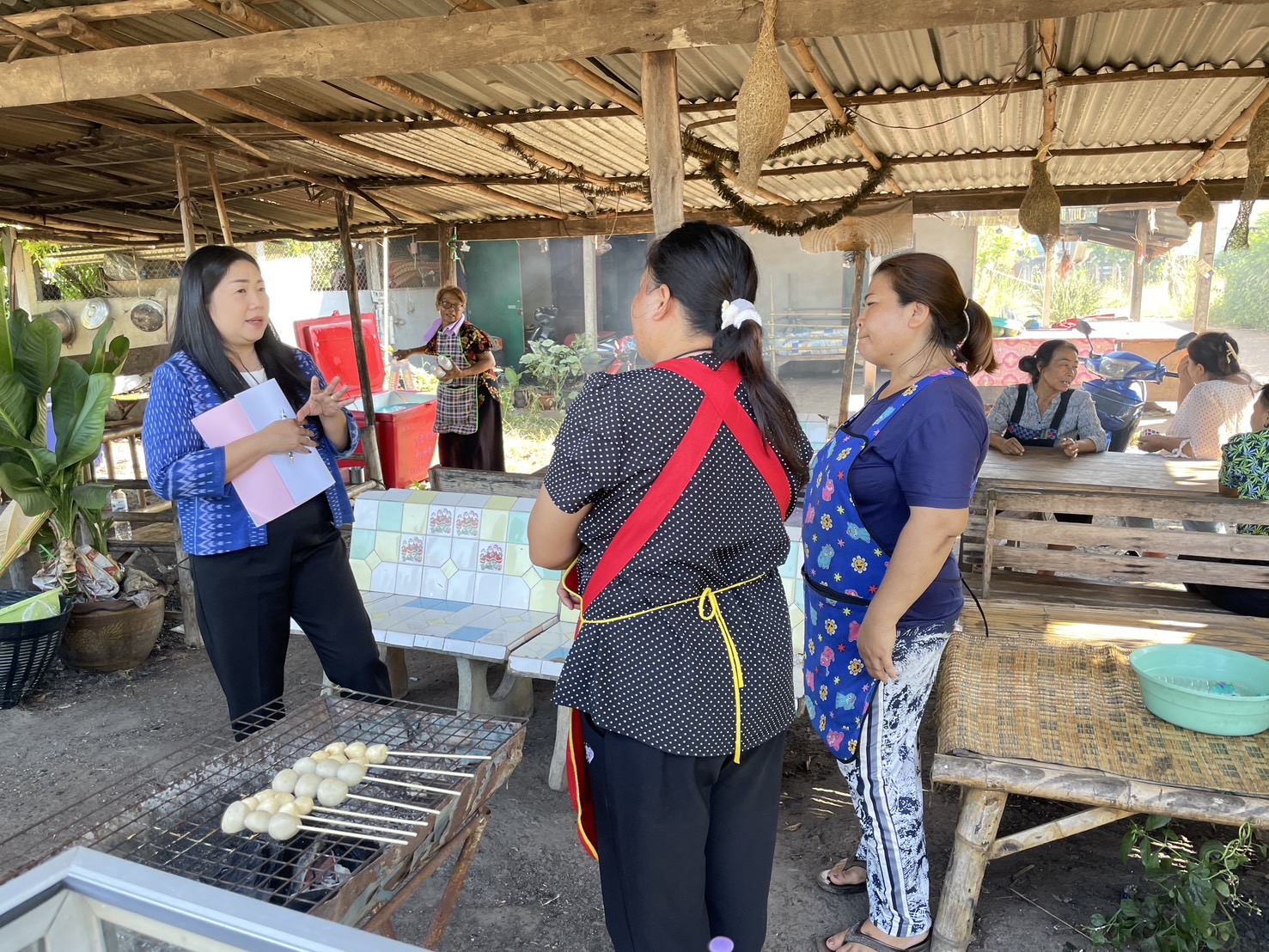 กองทุนฯ สตรี หนองคาย ลงพื้นที่ประเมินกลั่นกรองโครงการเงินทุนหมุนเวียน อำเภอสังคม อำเภอโพธิ์ตาก และอำเภอเมือง