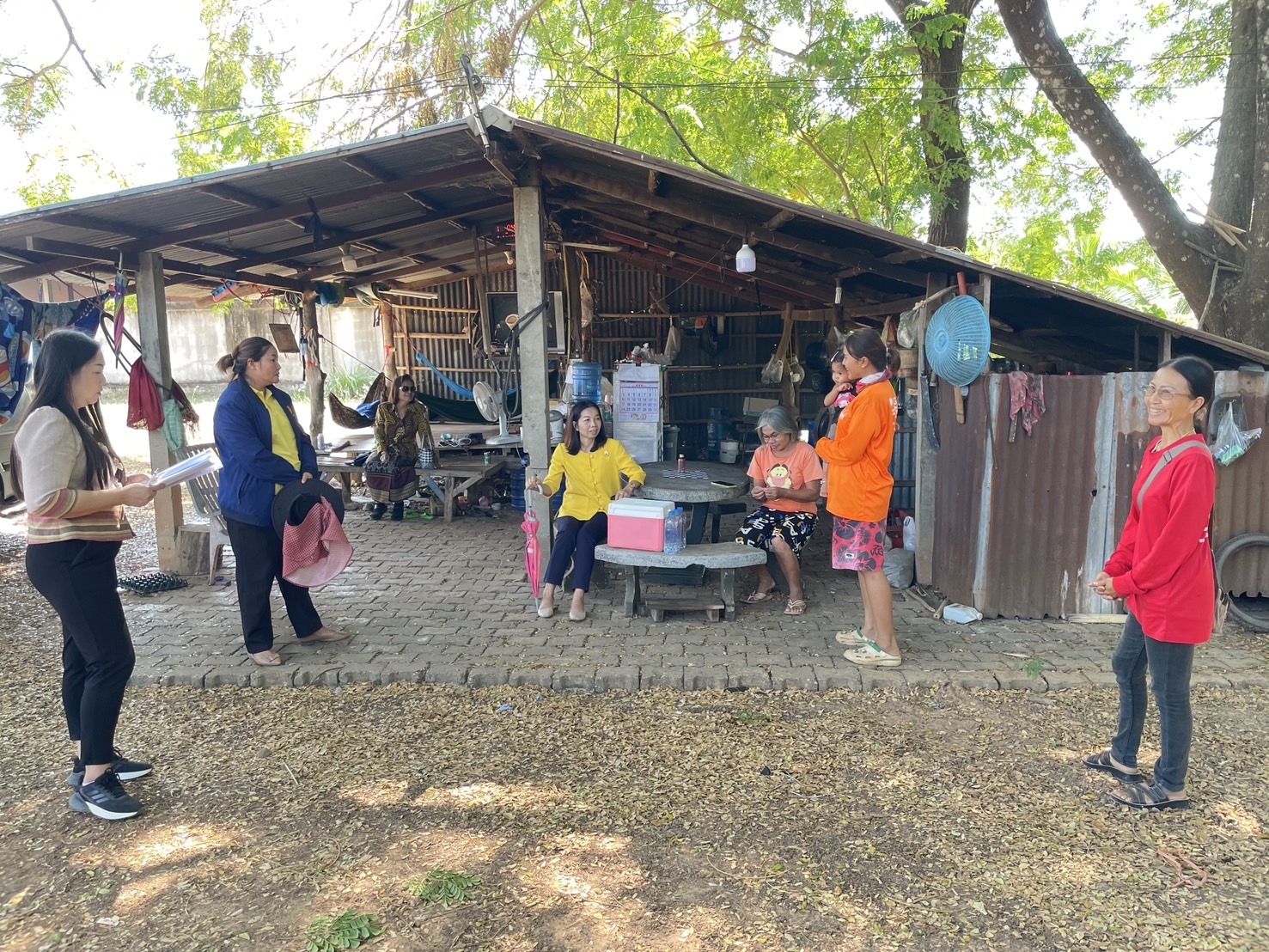 กองทุนฯ สตรี หนองคาย ลงพื้นที่ประเมินกลั่นกรองโครงการเงินทุนหมุนเวียน อำเภอท่าบ่อ