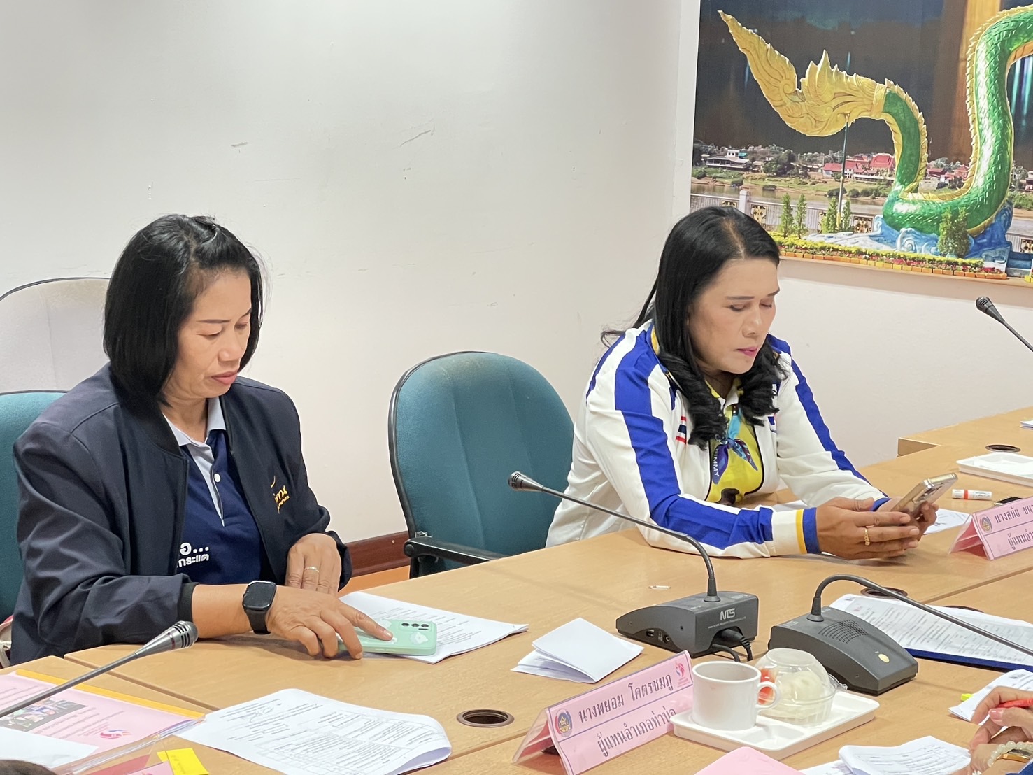 กองทุนฯ สตรี หนองคาย ประชุมคณะทำงานขับเคลื่อนกองทุนพัฒนาบทบาทสตรี จังหวัดหนองคาย ครั้งที่ 1/2568