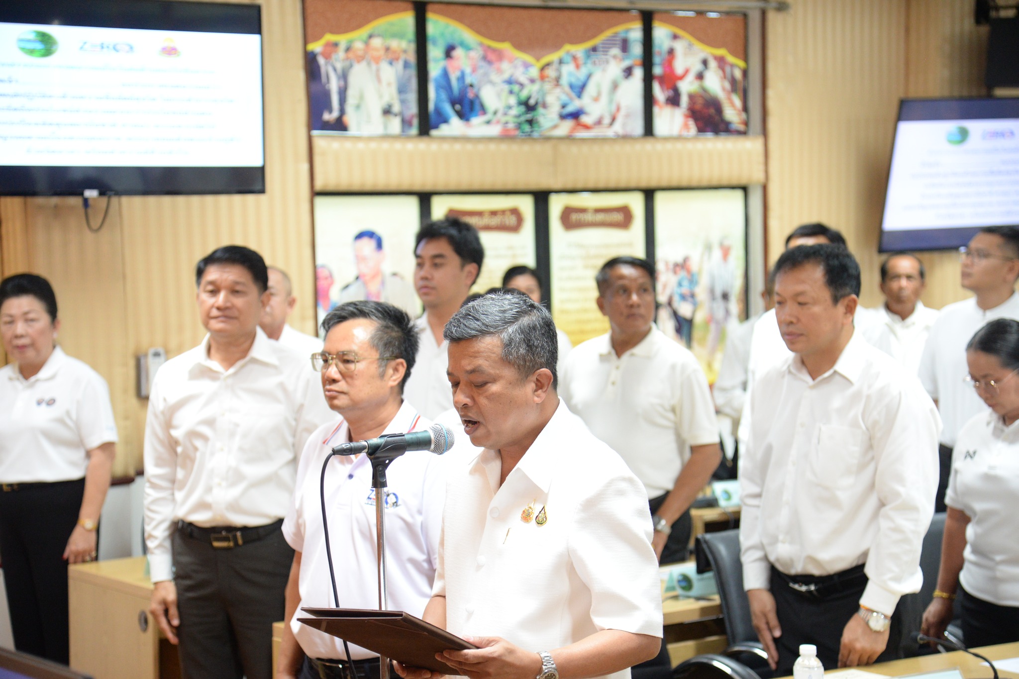 พช.หนองคาย ร่วมงานวันต่อต้านคอร์รัปชันสากล(ประเทศไทย) จังหวัดหนองคาย พร้อมประกาศเจตนารมณ์ต่อต้านการทุจริตและแสดงเชิงสัญลักษณ์การต่อต้านการทุจริต