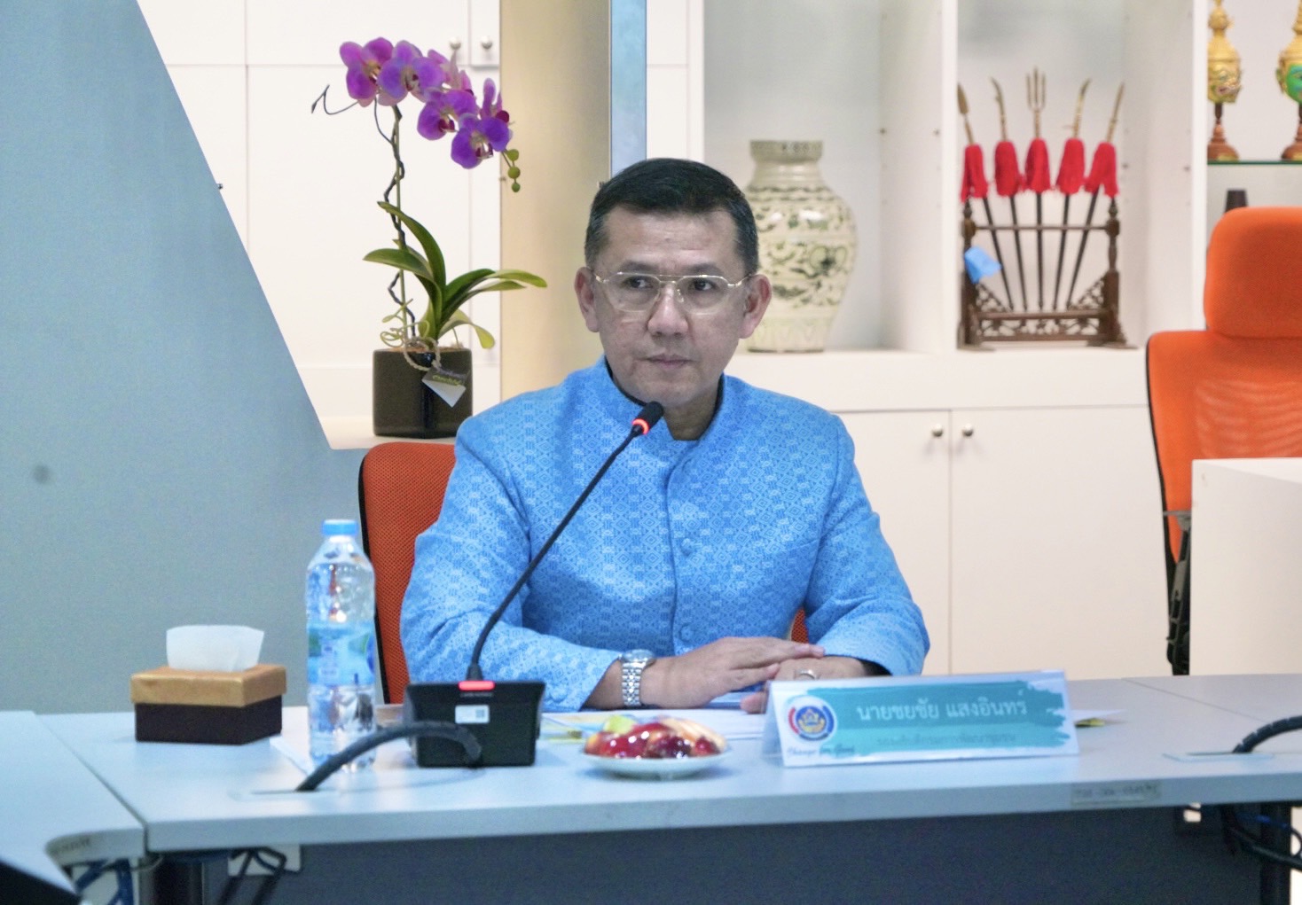 พช.หนองคาย ร่วมประชุมคณะกรรมการติดตามเร่งรัดการใช้จ่ายงบประมาณรายจ่าย ประจำปีงบประมาณ พ.ศ. 2568 ของกรมการพัฒนาชุมชน ครั้งที่ 1/2568 ผ่านระบบวีดิทัศน์ทางไกล (video conference)