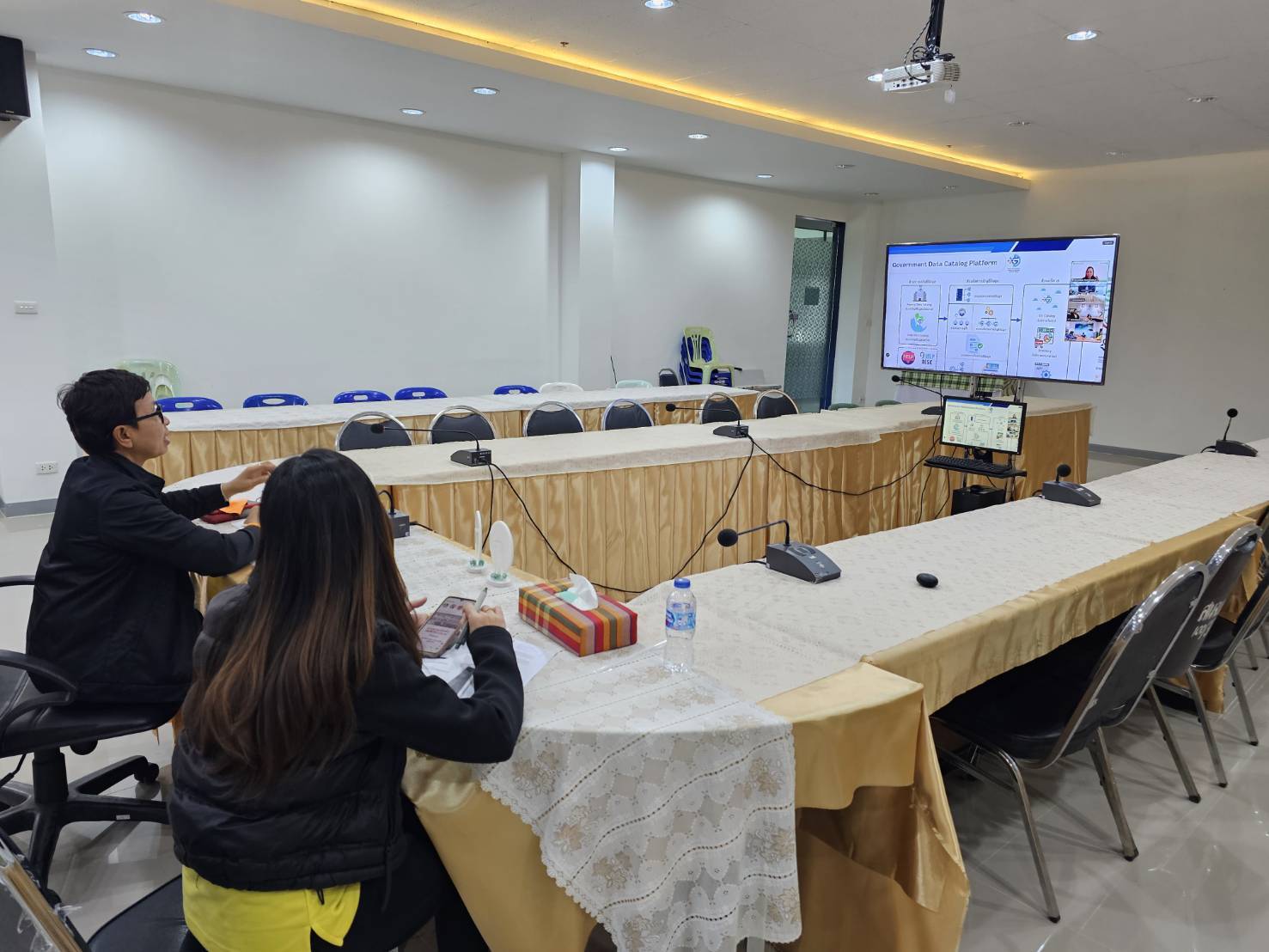 พช.หนองคาย ร่วมประชุมหารือเพื่อวิเคราะห์และจัดทำสารสนเทศที่ตอบโจทย์การพัฒนาประเทศและกลุ่มจังหวัด โครงการส่งเสริมการใช้งานระบบ Government Data Catalog ครั้งที่ 2