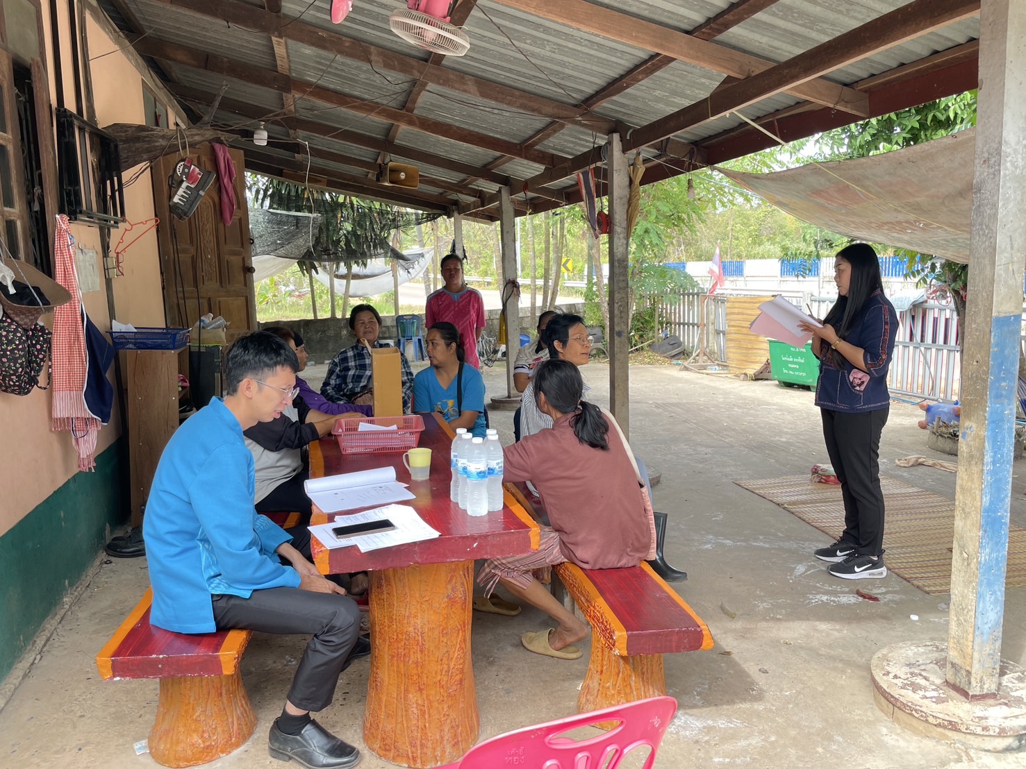 กองทุนฯ สตรี หนองคาย ลงพื้นที่ประเมินกลั่นกรองโครงการเงินทุนหมุนเวียน พื้นที่อำเภอรัตนวาปี