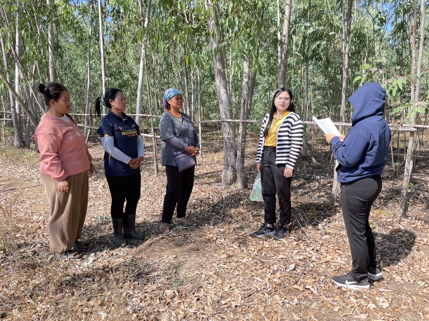 กองทุนฯ สตรี หนองคาย ลงพื้นที่ประเมินกลั่นกรองโครงการเงินทุนหมุนเวียน พื้นที่อำเภอโพนพิสัย