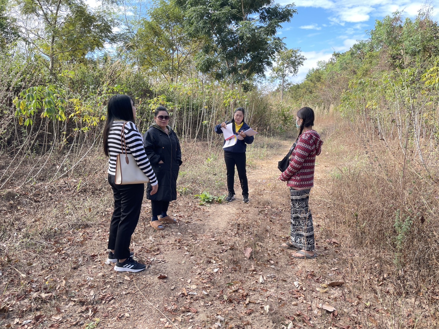 กองทุนฯ สตรี หนองคาย ลงพื้นที่ประเมินกลั่นกรองโครงการเงินทุนหมุนเวียน พื้นที่อำเภอโพนพิสัย