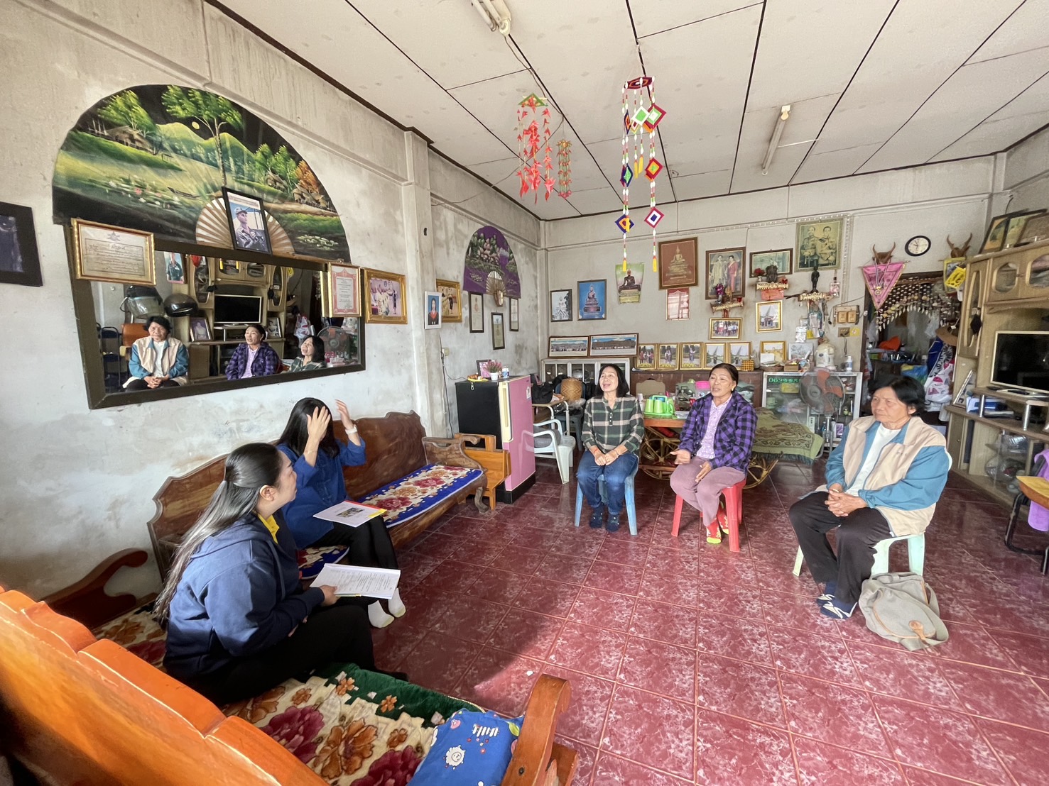 กองทุนฯ สตรี หนองคาย ลงพื้นที่ประเมินกลั่นกรองโครงการเงินทุนหมุนเวียน พื้นที่อำเภอโพนพิสัย