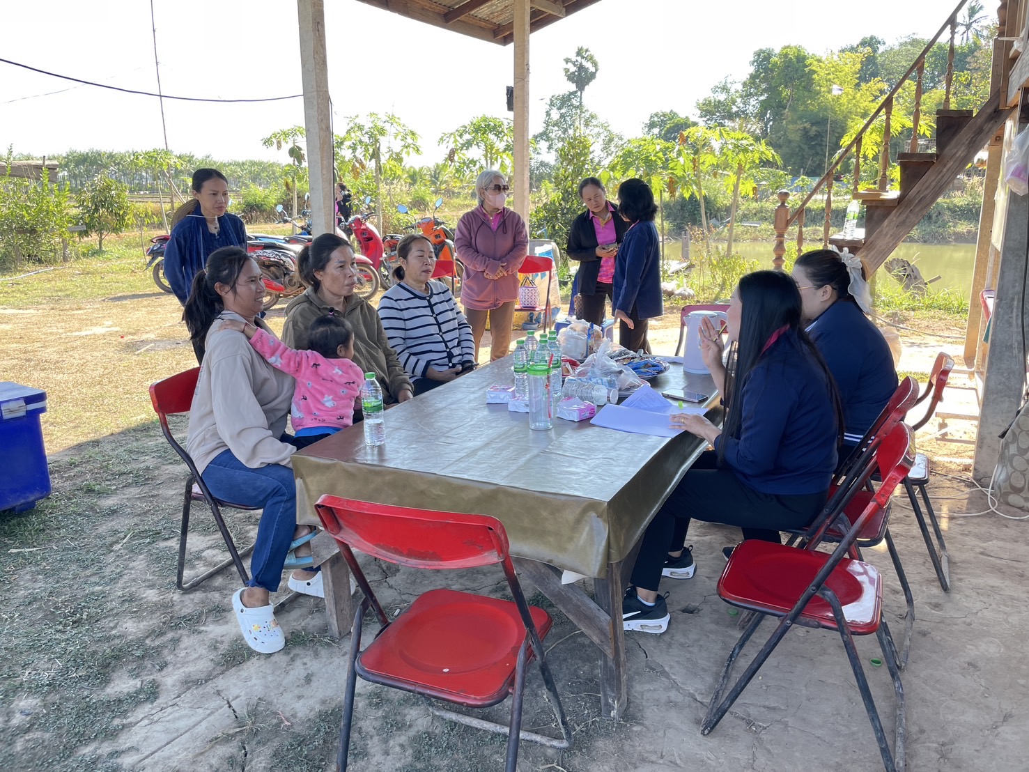 กองทุนฯ สตรี หนองคาย ลงพื้นที่ประเมินกลั่นกรองโครงการเงินทุนหมุนเวียน พื้นที่อำเภอเมืองหนองคายและอำเภอสระใคร