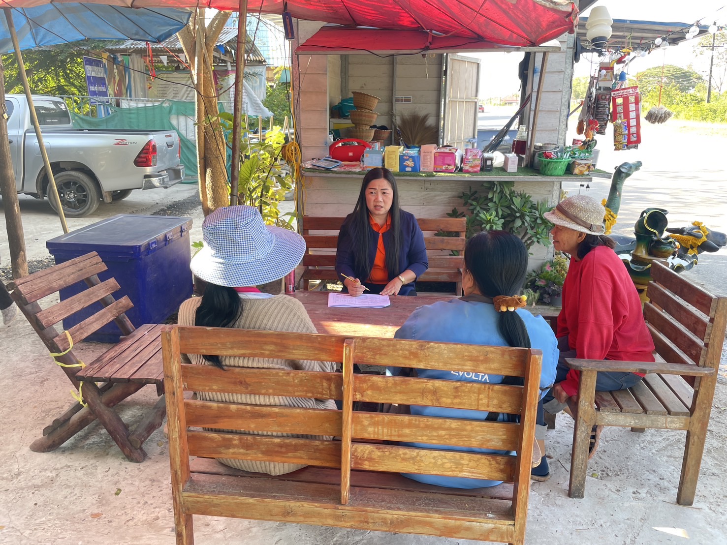 กองทุนฯ สตรี หนองคาย ลงพื้นที่ประเมินกลั่นกรองโครงการเงินทุนหมุนเวียน พื้นที่อำเภอสังคมและอำเภอศรีเชียงใหม่