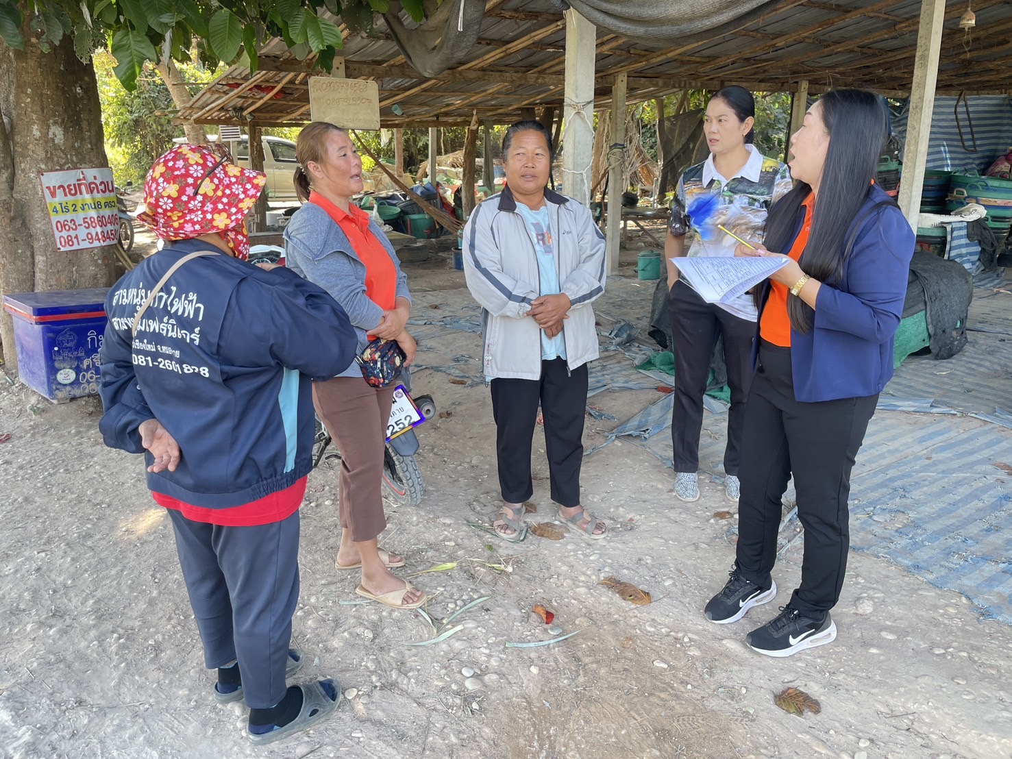 กองทุนฯ สตรี หนองคาย ลงพื้นที่ประเมินกลั่นกรองโครงการเงินทุนหมุนเวียน พื้นที่อำเภอสังคมและอำเภอศรีเชียงใหม่