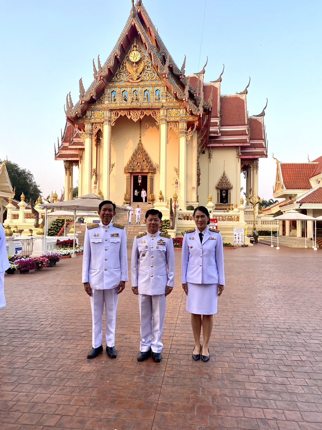 พช.หนองคาย ร่วมพิธีทำบุญตักบาตรถวายพระกุศล เนื่องในโอกาสวันคล้ายวันประสูติ สมเด็จพระเจ้าลูกเธอเจ้าฟ้า สิริวัณณวรี นารีรัตนราชกัญญา