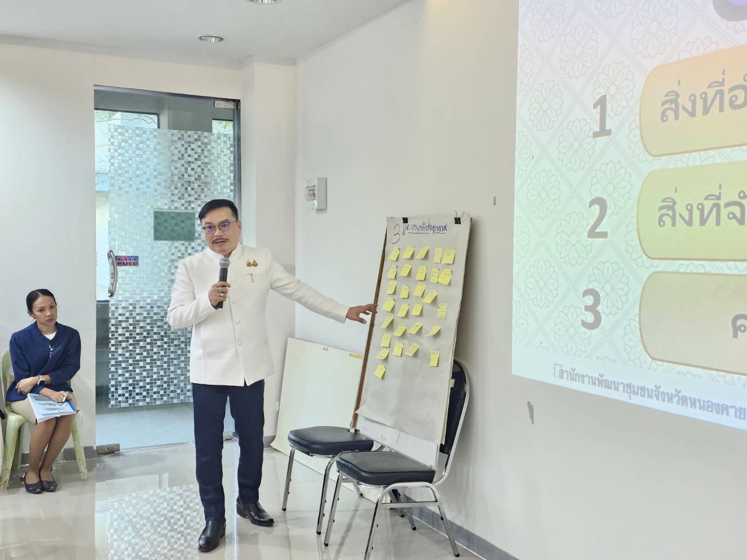 พช.หนองคาย ดำเนินกิจกรรมเหลียวหลัง แลหน้า งานพัฒนาชุมชน จังหวัดหนองคาย ถอดบทเรียน วางกลยุทธ์ เพื่อขับเคลื่อนงานพัฒนาชุมชน ประจำปี 2568