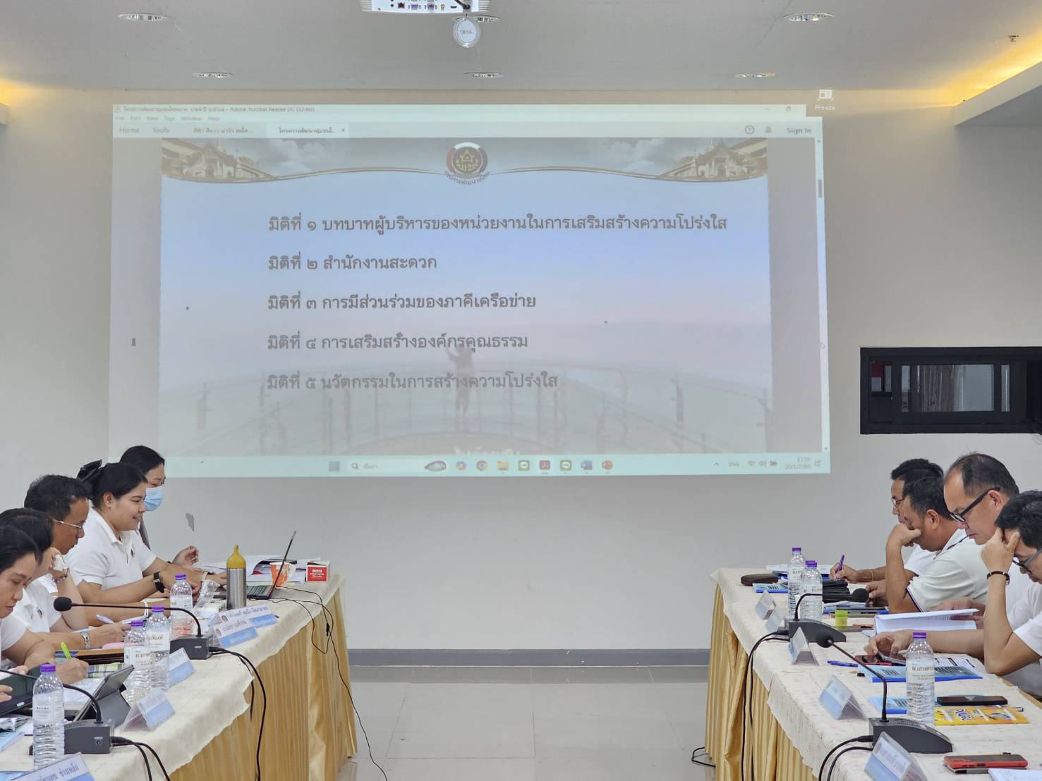 พช.หนองคาย Kick Off โครงการพัฒนาชุมชนใสสะอาด ประจำปีงบประมาณ พ.ศ. 2568 เพื่อส่งเสริมให้หน่วยงานมีการบริหารด้วยหลักคุณธรรม ความโปร่งใส และตรวจสอบได้